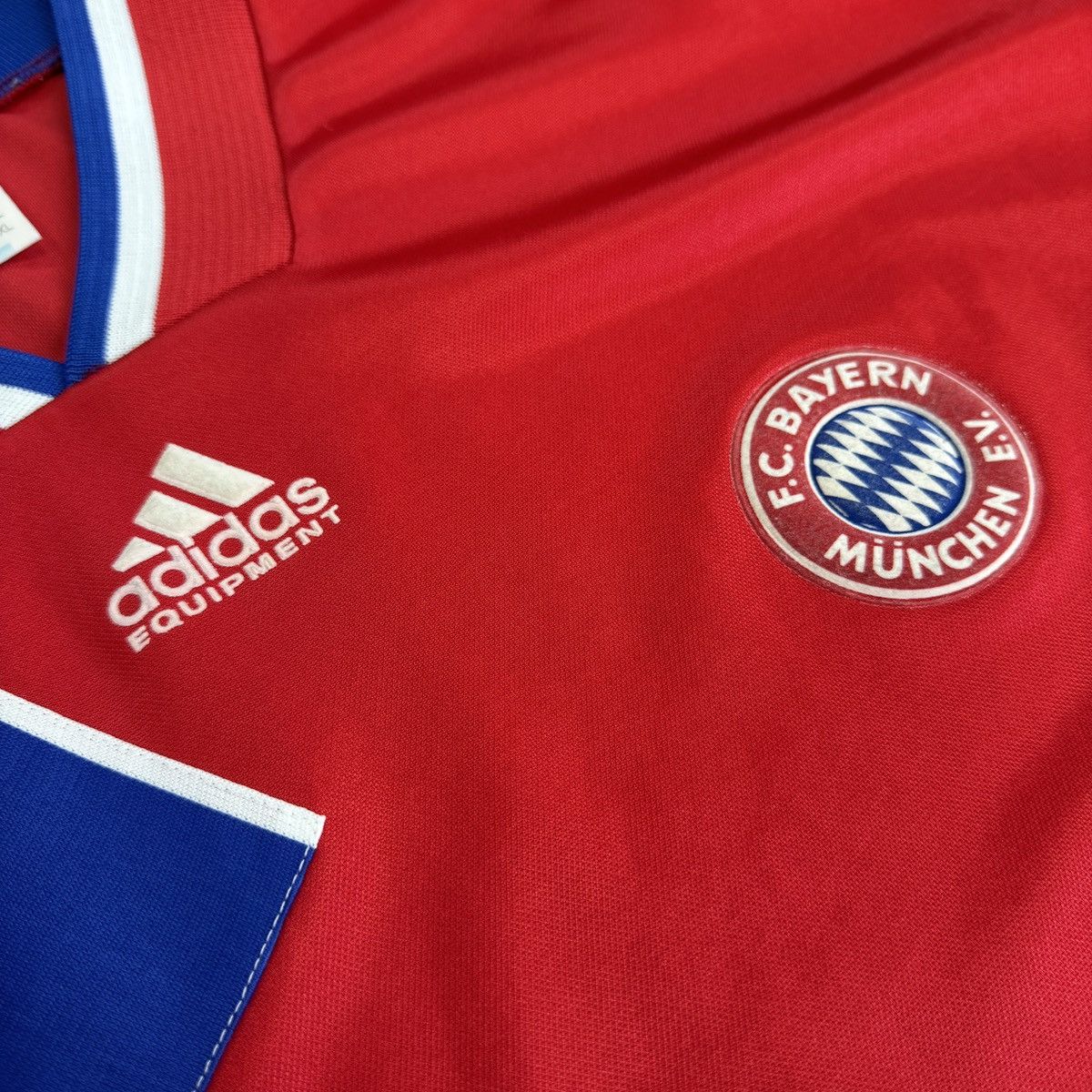 Adidas Adidas Equipment Bayern Munich 1993/1994 Home Soccer Jersey Size US XL / EU 56 / 4 - 10 Thumbnail