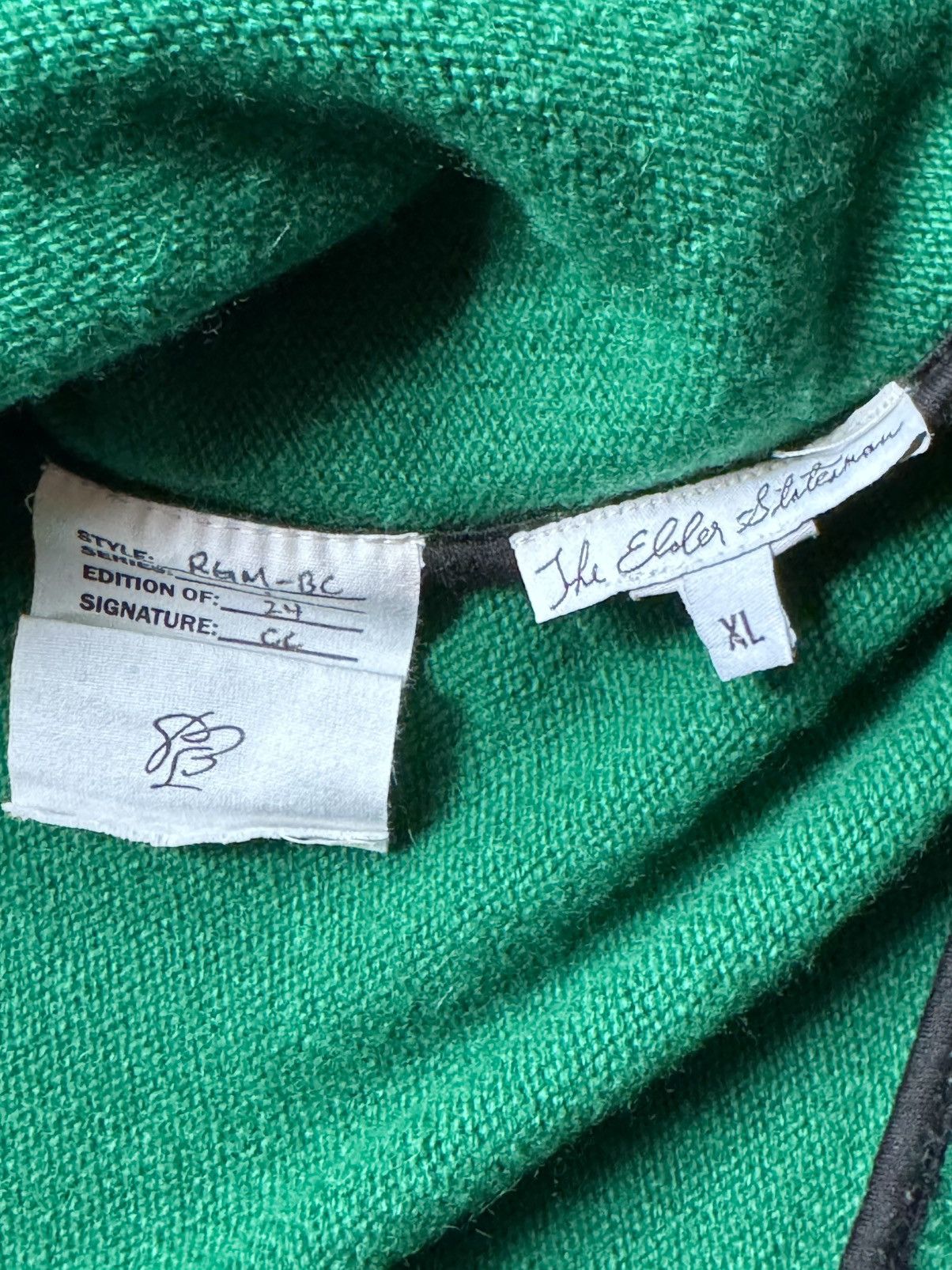 The Elder Statesman The Elder Statesman Boston Celtics Cashmere Sweater (XL) Size US XL / EU 56 / 4 - 2 Thumbnail