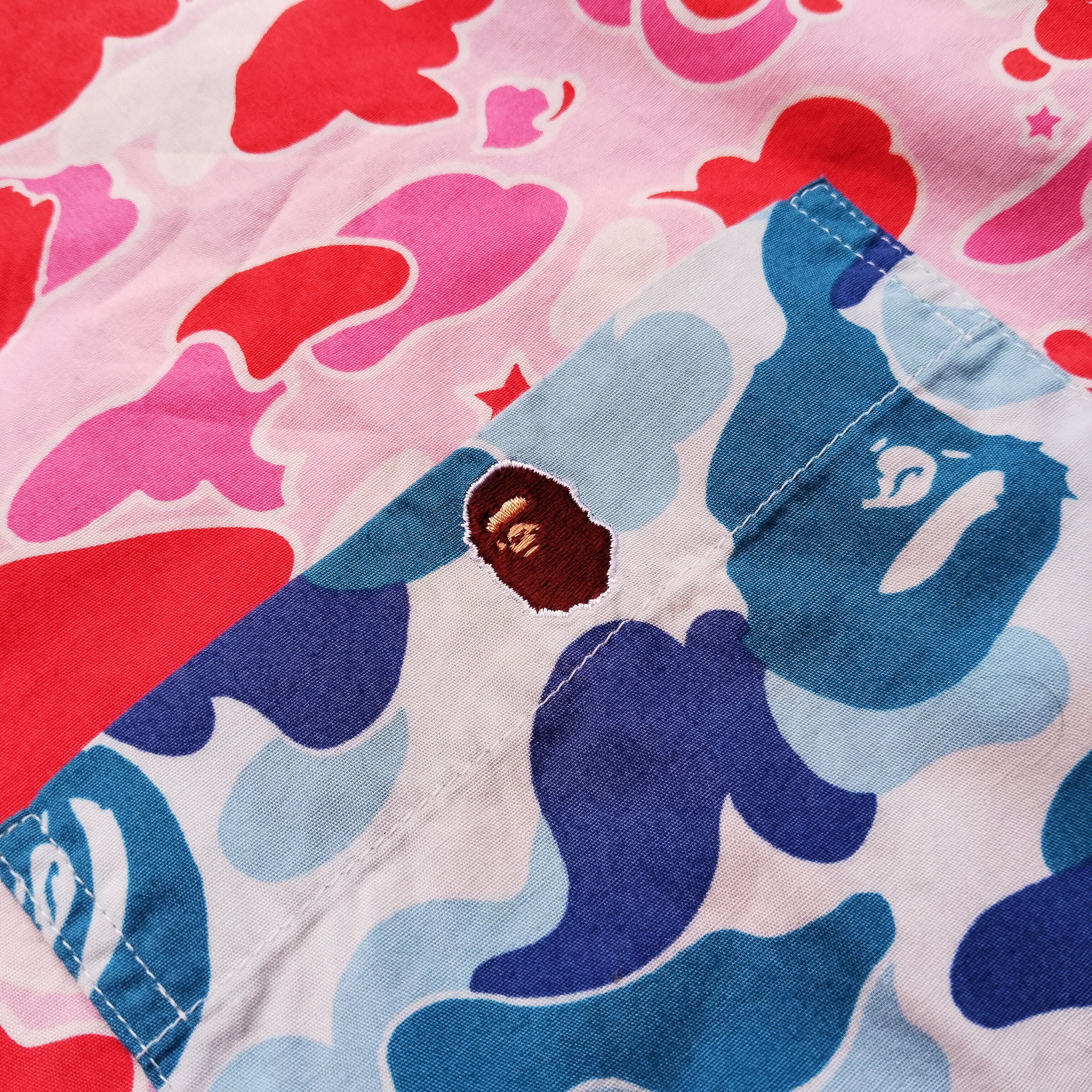 Bape 2002 Vintage Bape Crazy Camo Button Up Size US L / EU 52-54 / 3 - 3 Thumbnail