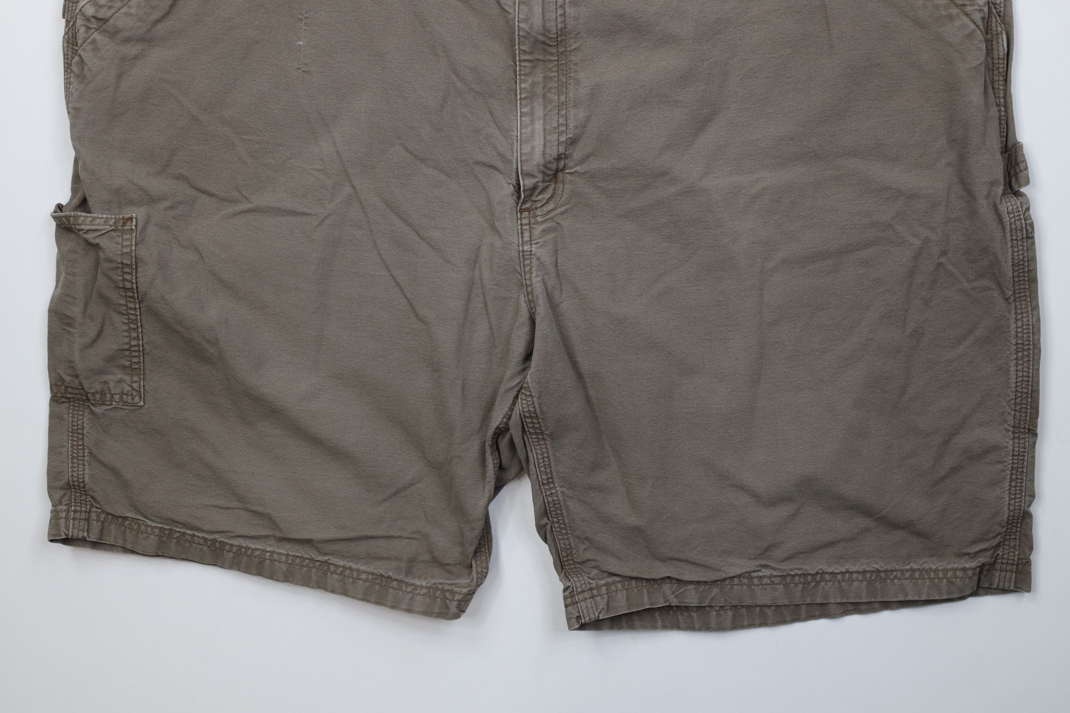Carhartt Vintage Y2K Carhartt Relaxed Fit Dungaree Shorts Light Brown Size US 44 / EU 60 - 4 Thumbnail