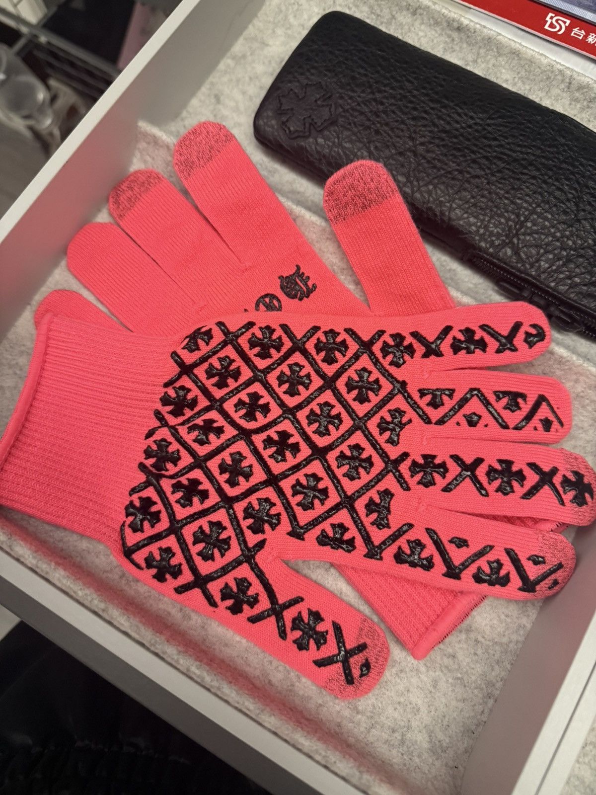 Chrome Hearts Chrome Hearts Gloves Black Size ONE SIZE - 2 Thumbnail