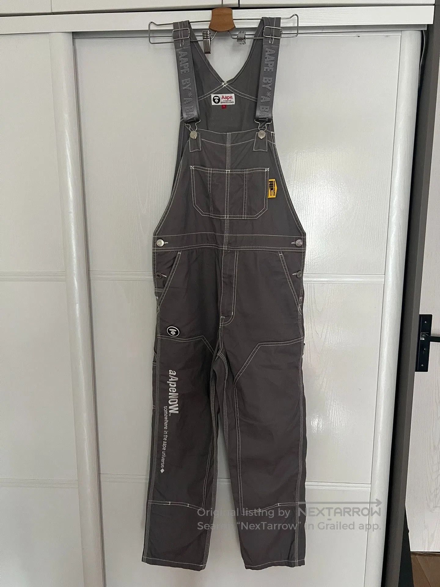 Aape Aape Gray Cargo Overalls. Size US 26 / EU 42 - 1 Thumbnail