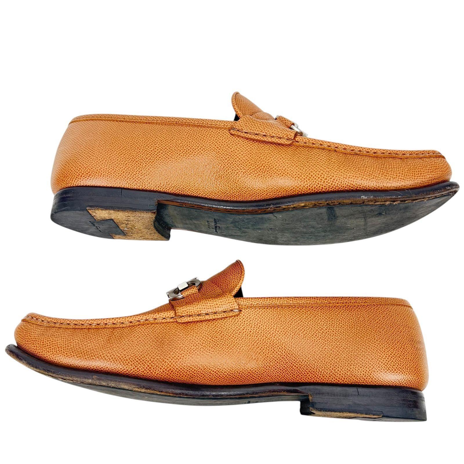 Salvatore Ferragamo Grandioso Gancini Bit Leather Loafers FERRAGAMO Grandioso Double Gancio Bit Loafer (Men) | Nordstrom main image 3