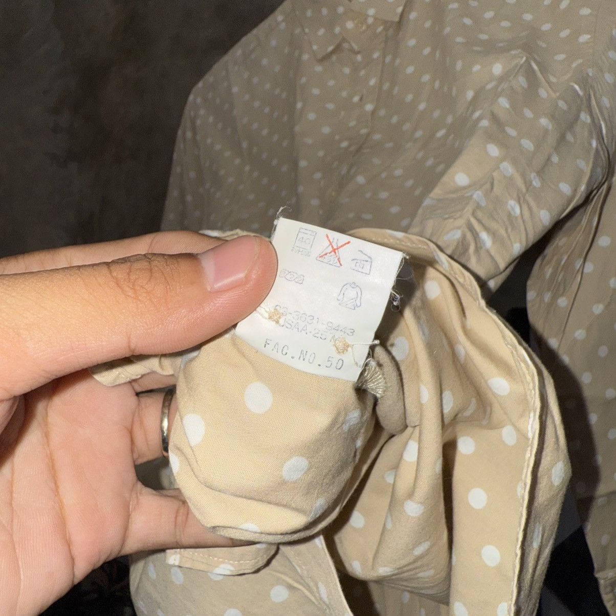 Japanese Brand Ciao indenture Polkadot Japan Shirt Size L / US 10 / IT 46 - 4 Thumbnail