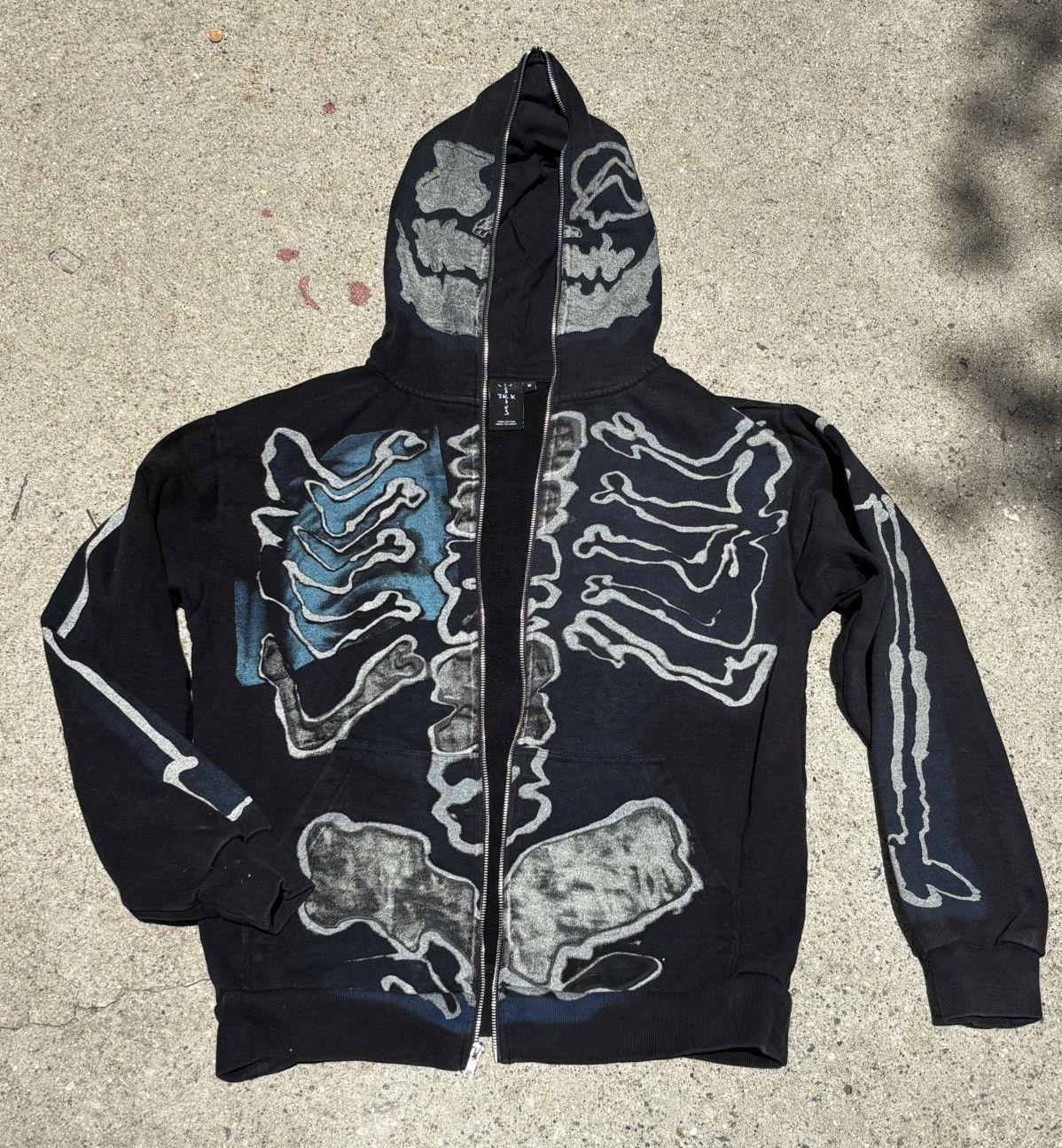 Travis Scott Travis scott Cactus Jack Fragment Skeleton full zip Size US M / EU 48-50 / 2 - 2 Thumbnail