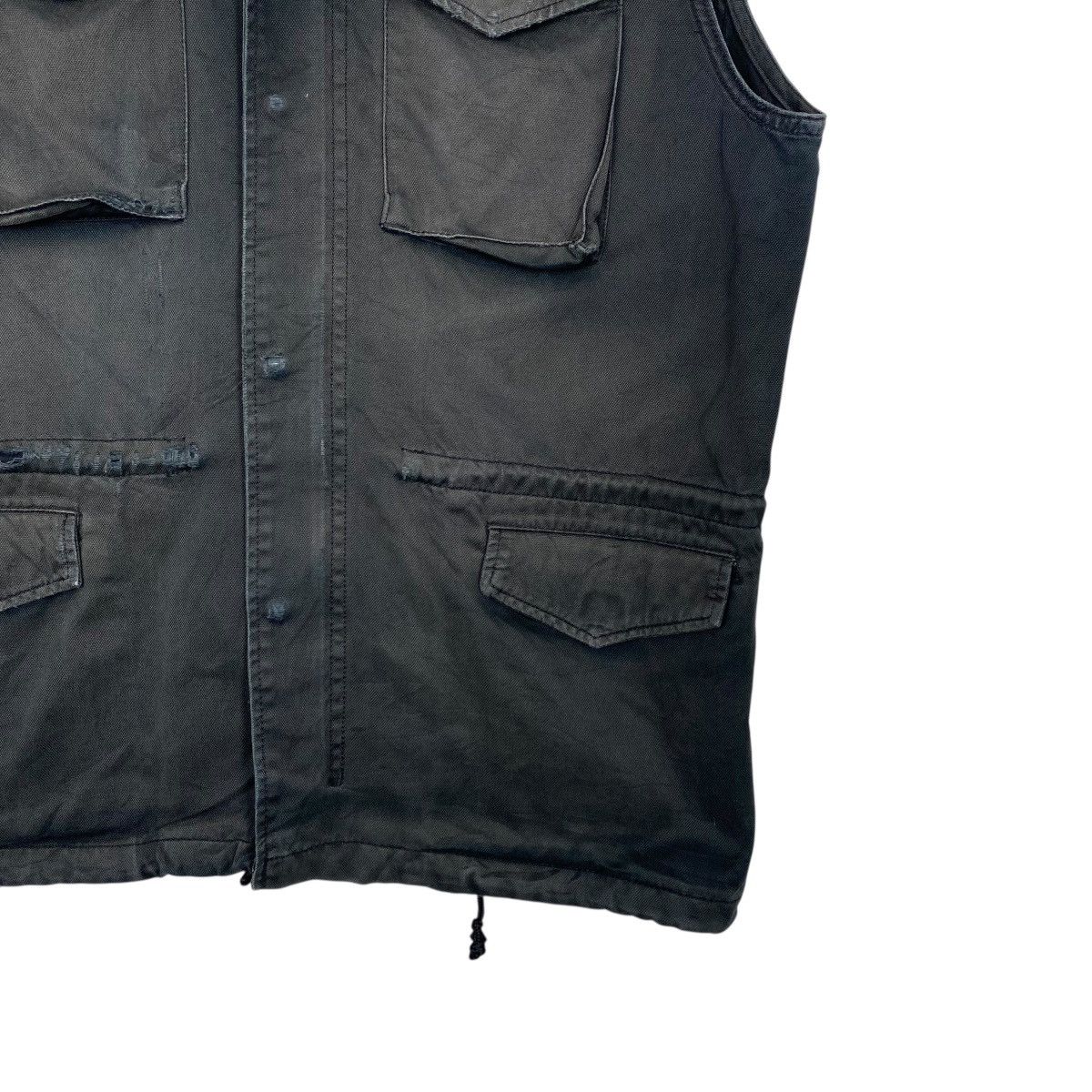 Japanese Brand UNION MADE OPEN RICH SLEEVE LESS JACKET Size US M / EU 48-50 / 2 - 4 Thumbnail