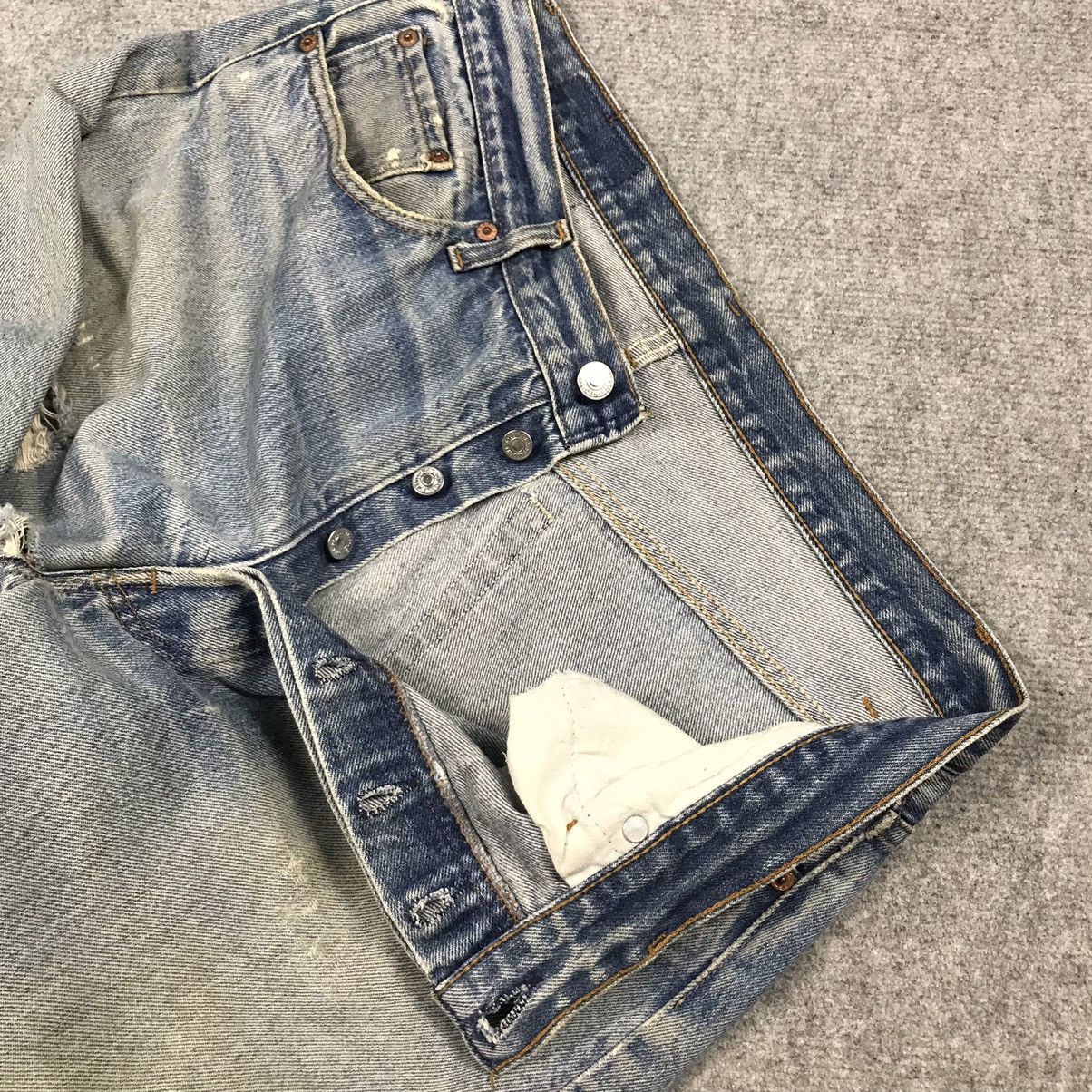 Levi's Vintage Clothing × Vintage Levi’s 501xx distressed denim jeans pants Size US 34 / EU 50 - 21 Thumbnail