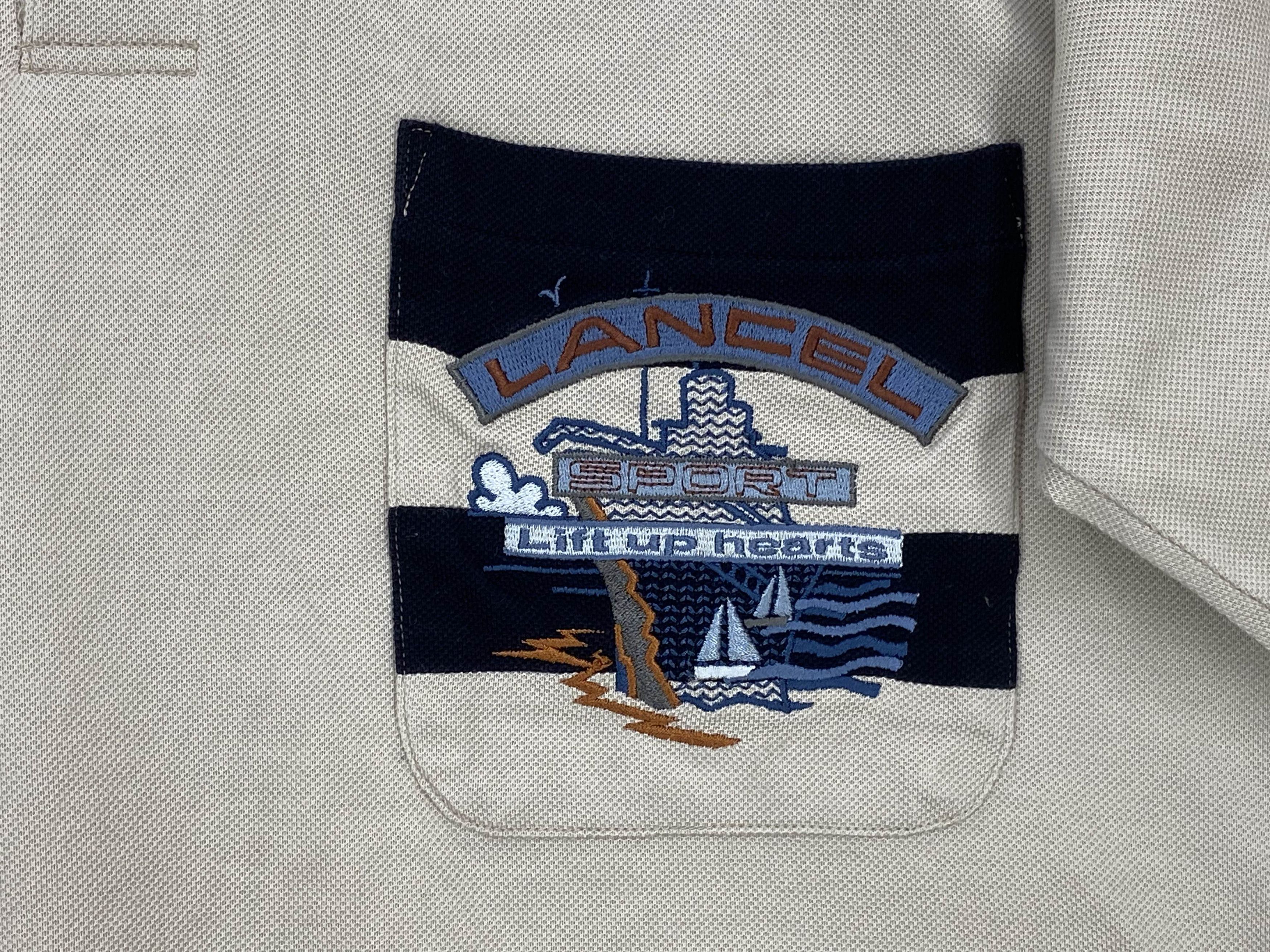 Lancel × Vintage Polo Golf Shirt Designer Vintage Shirt Size US XXS / EU 40 - 9 Thumbnail