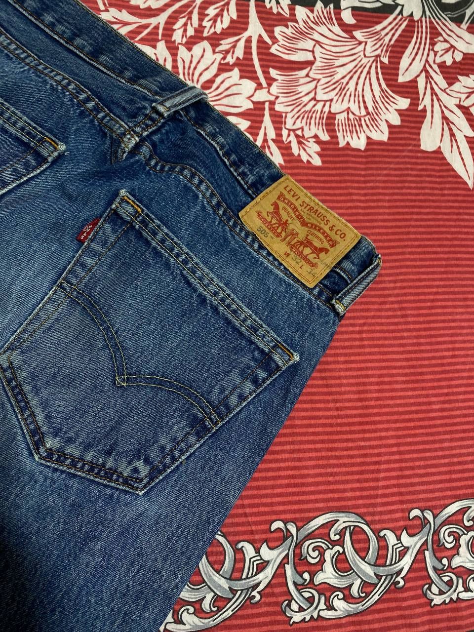 Levi's × Vintage Vintage Levi's 505 Signature Released Hem Jeans Size US 34 / EU 50 - 15 Thumbnail
