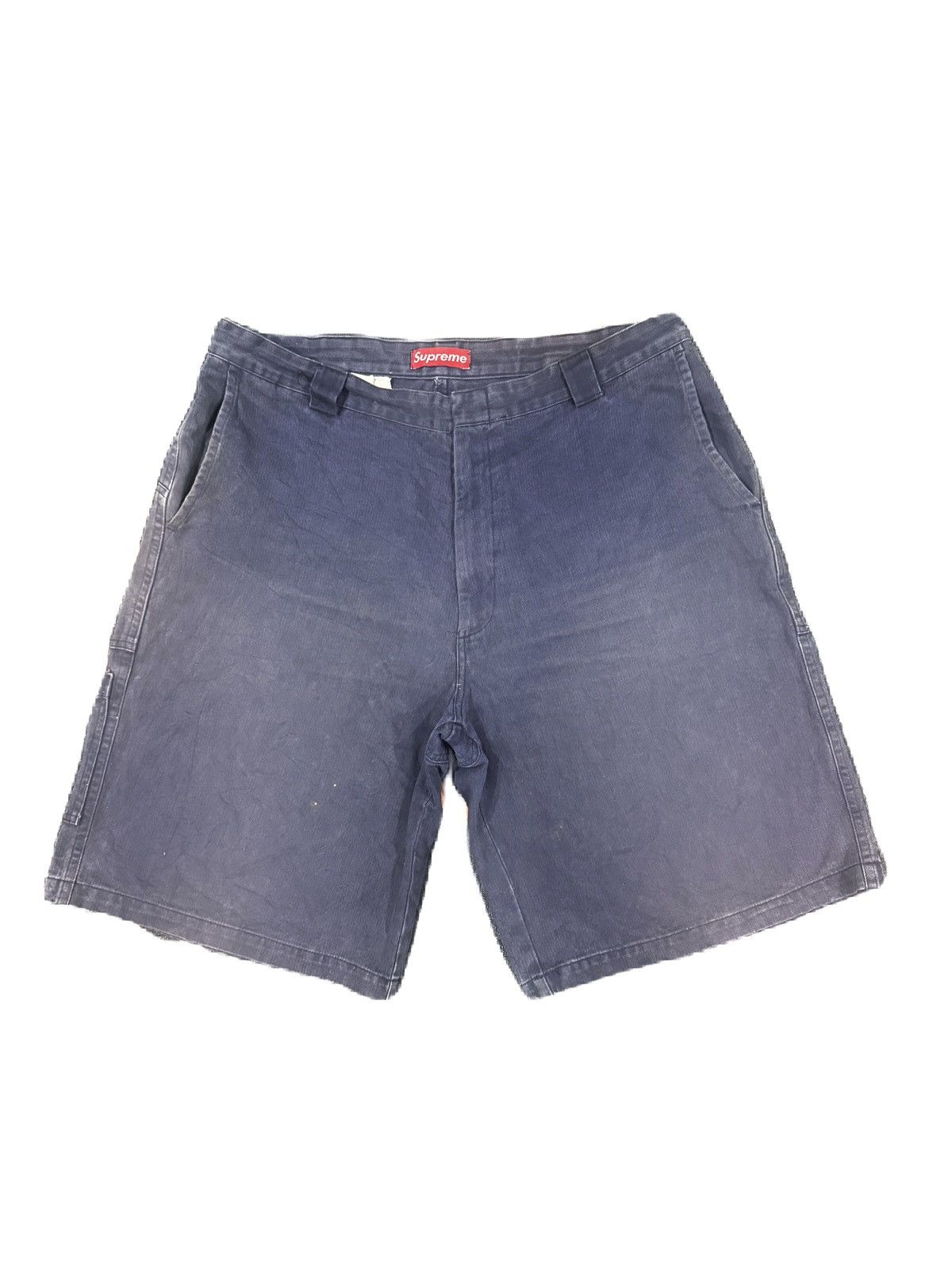 Supreme Vintage Supreme Shorts Pants Herringbone Made in USA Size 38 Size US 38 / EU 54 - 1 Thumbnail