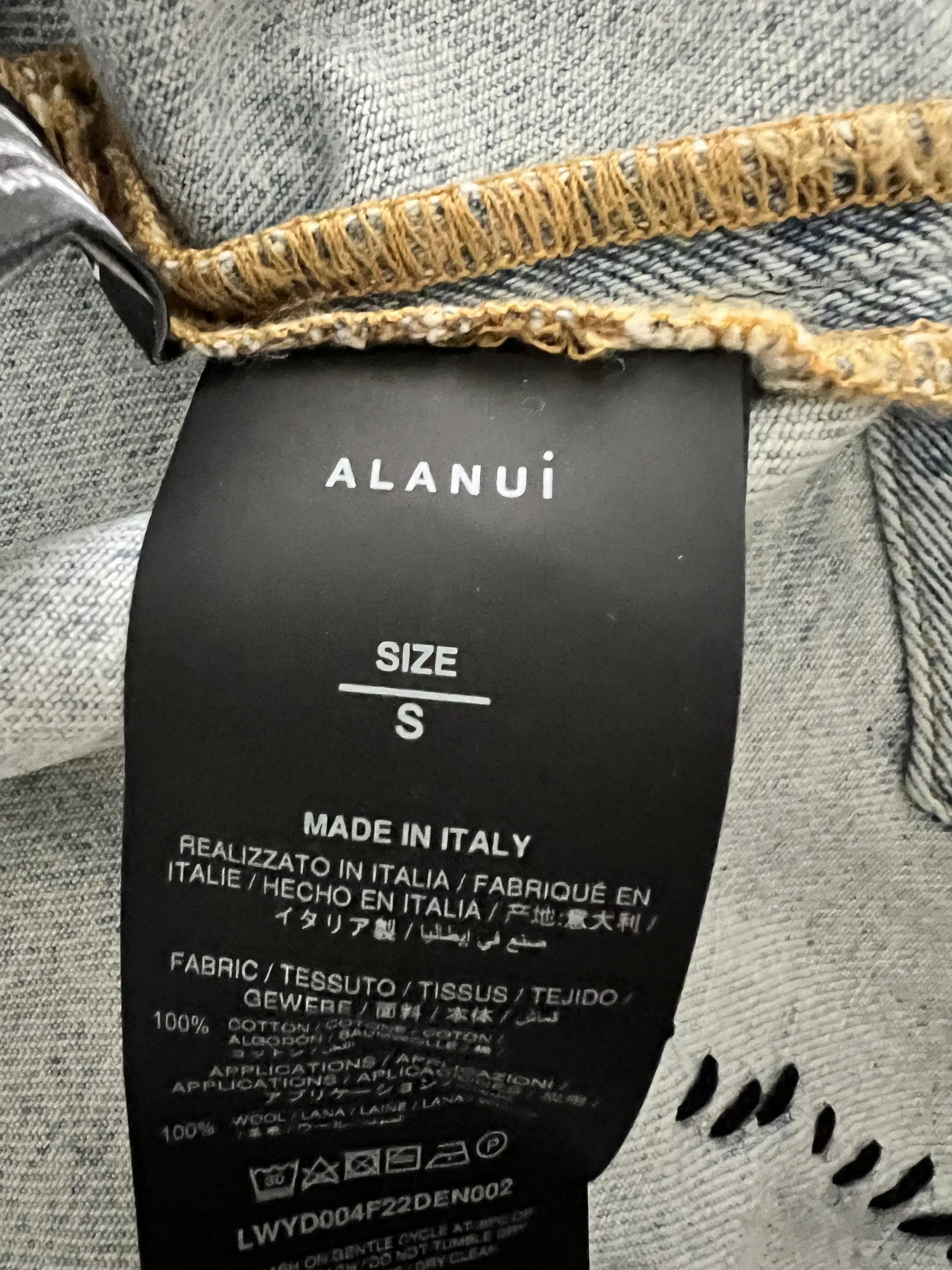 Alanui Alanui Northern Vibes Denim Jacket Size US S / EU 44-46 / 1 - 21 Thumbnail