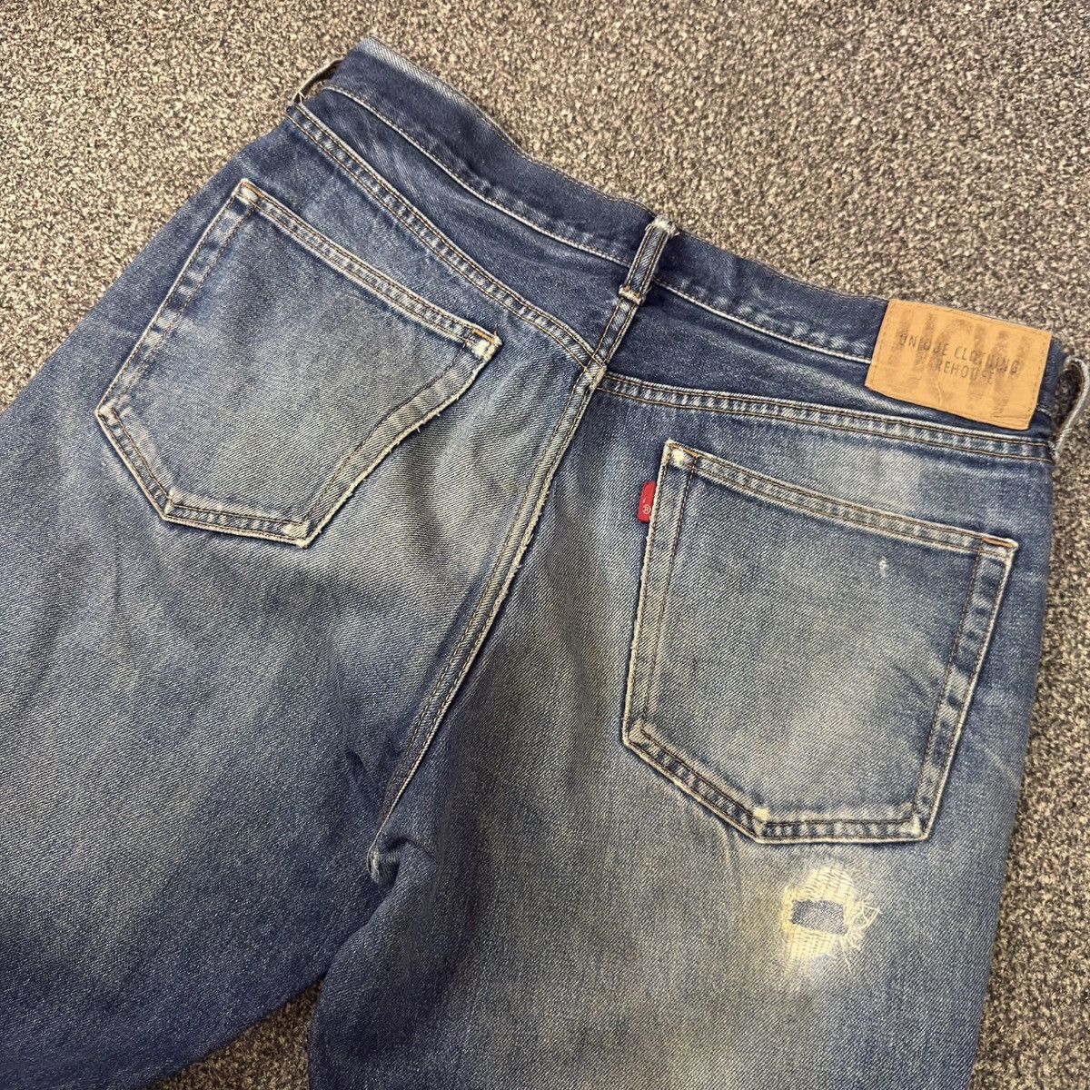 Warehouse 🔥🇯🇵 Vintage Japanese Denim Warehouse Distressed Jeans Size US 33 - 8 Thumbnail