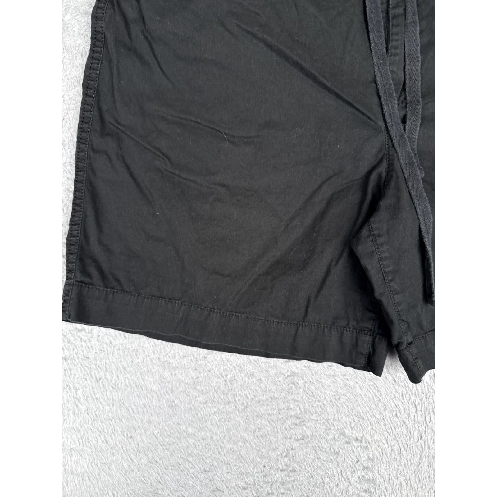 Ralph Lauren Lauren Ralph Lauren Shorts Womens 12 Black 100% Cotton Drawstring Chino Size 34" / US 12 / IT 48 - 3 Thumbnail