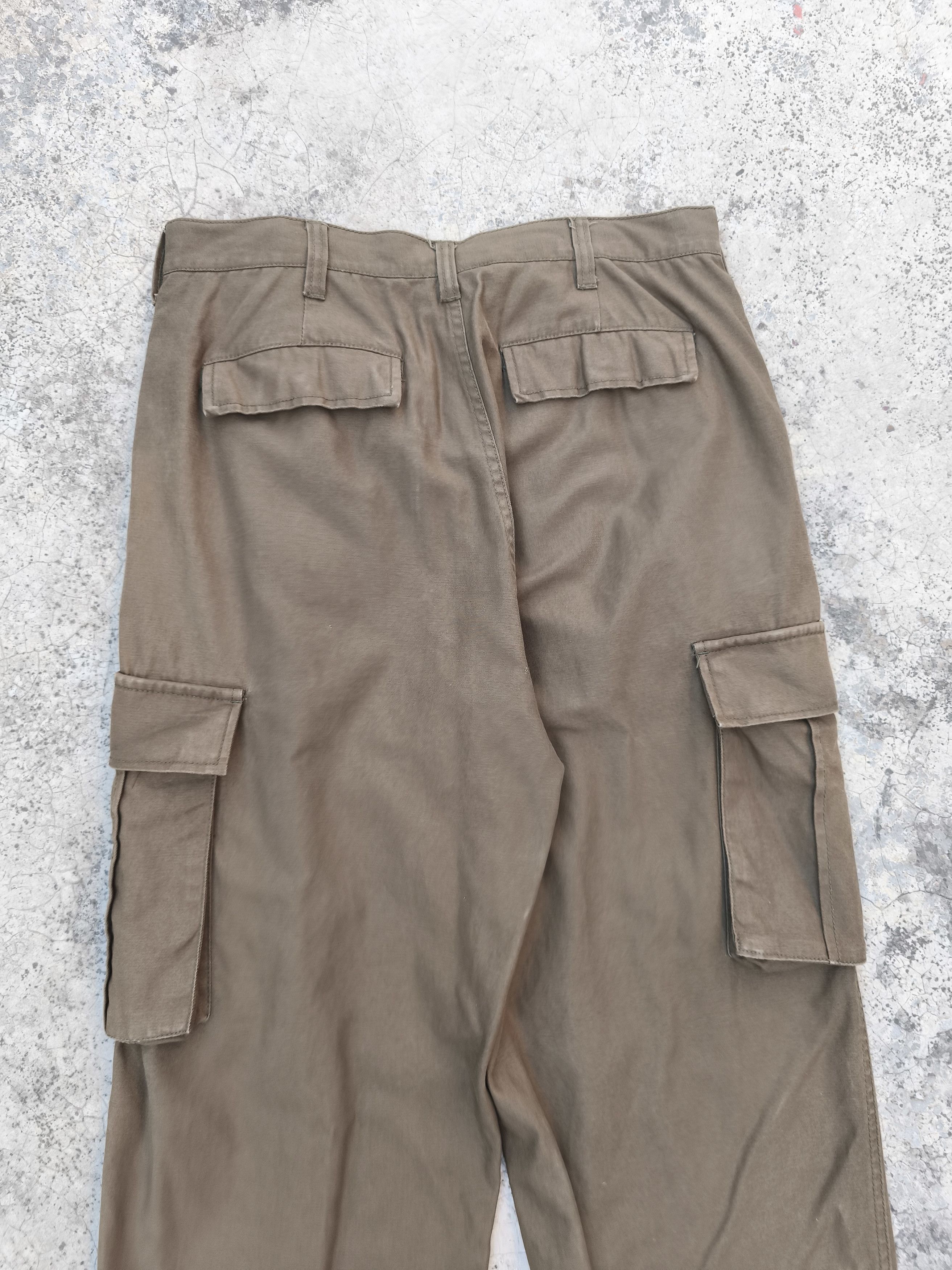 Japanese Brand Minority Cargo Pants Olive Green Size US 32 / EU 48 - 5 Thumbnail