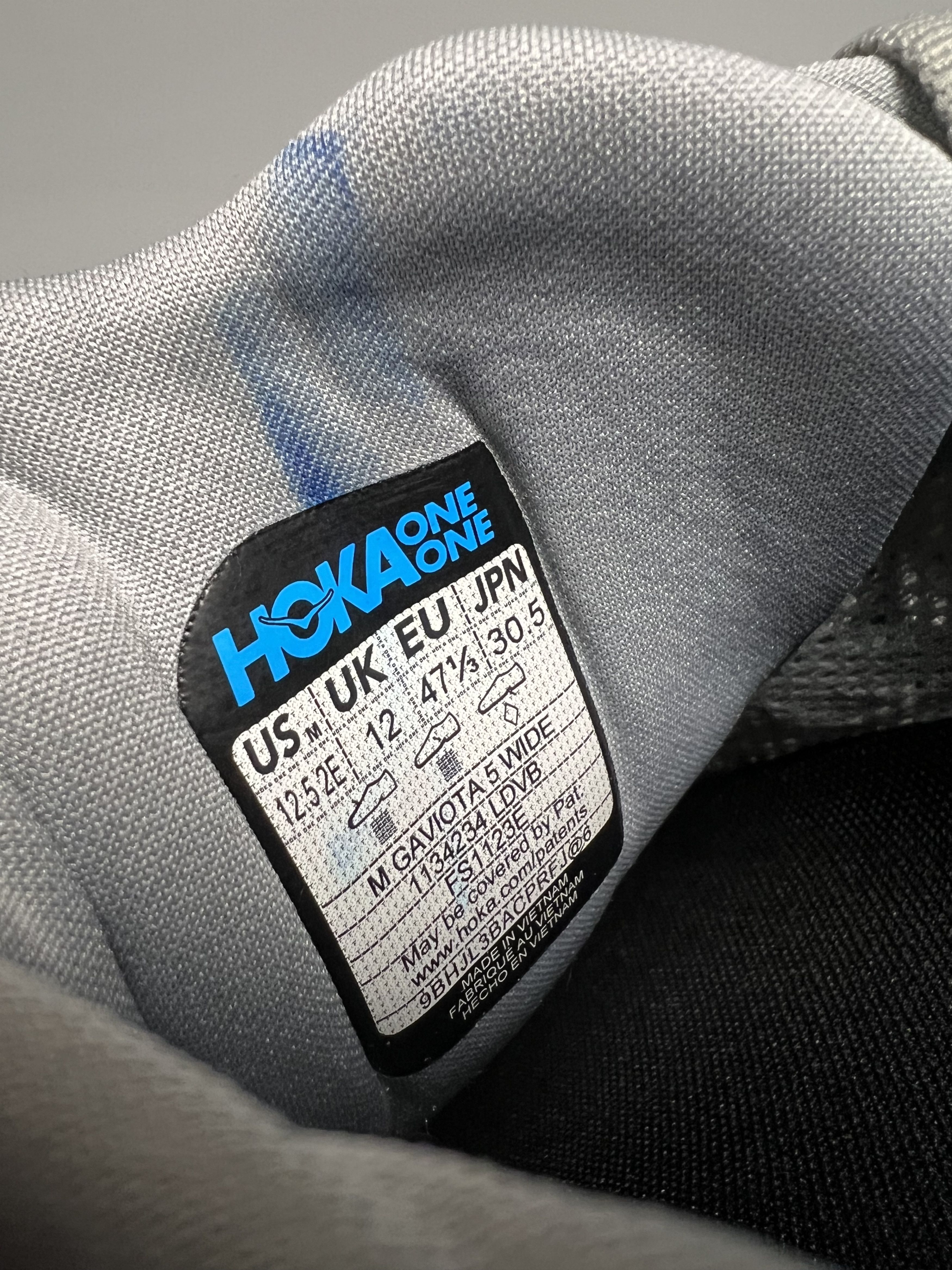 Hoka Hoka One One Gaviota 5 Wide Running Shoes Walking Gym Size US 12.5 / EU 45-46 - 8 Thumbnail