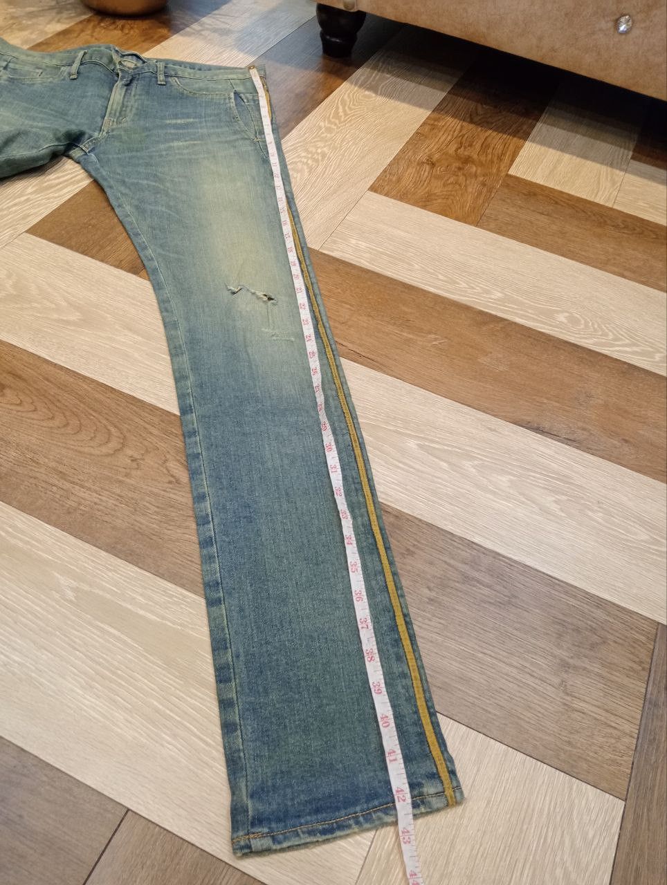 Maison MIHARA YASUHIRO MIHARAYASUHIRO JAPAN WASHED STRETCH DENIM PANTS Size US 34 / EU 50 - 17 Thumbnail