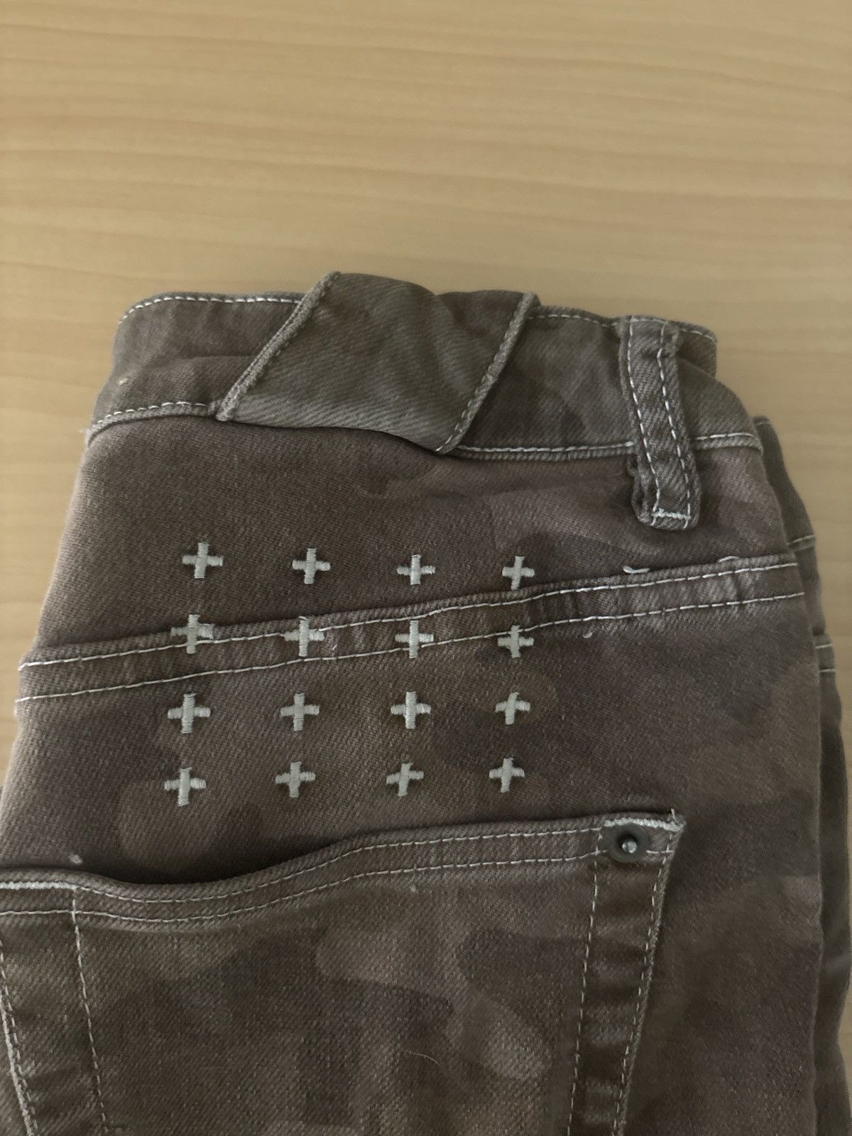 Ksubi Kubi Camo Slim Staight Jeans Size US 29 - 5 Thumbnail