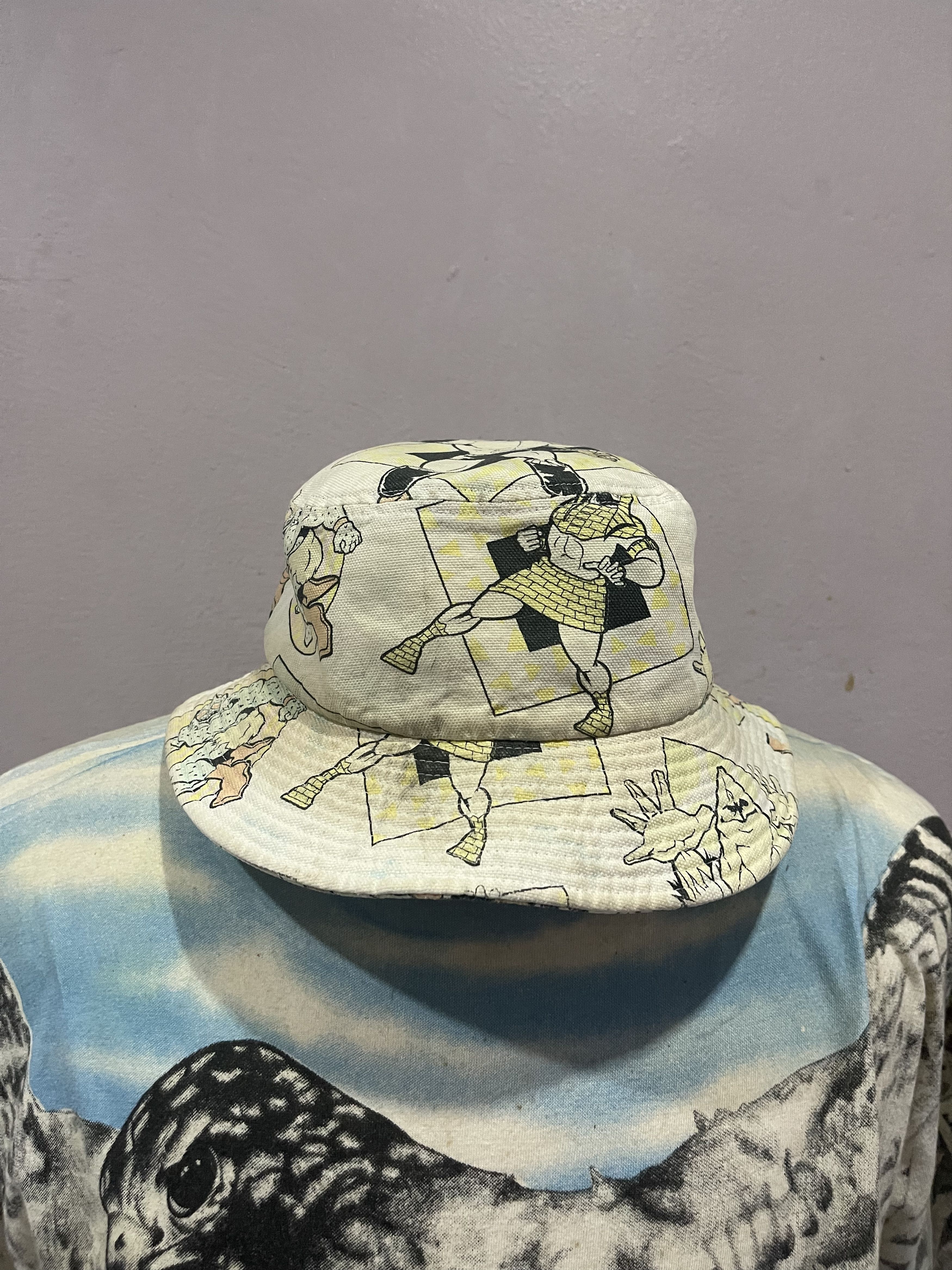 Japanese Brand Medicom Toy X Kinnikuman Yudetamago Bucket Hat Size ONE SIZE - 1 Thumbnail