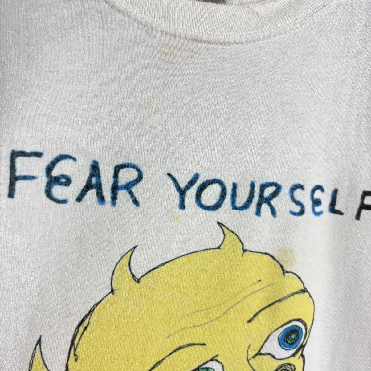 Band Tees Vintage 00s Daniel Johnston Fear Yourself Band Tee / Nirvana Size US XL / EU 56 / 4 - 6 Thumbnail