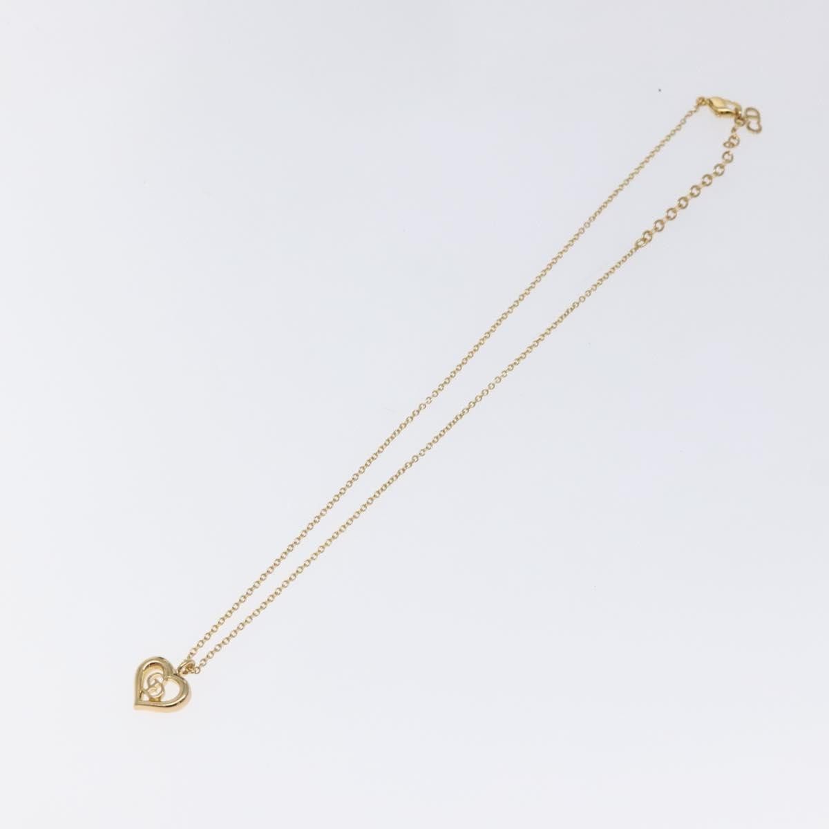 Dior Christian Dior CD Heart Necklace Metal Size ONE SIZE - 1 Thumbnail