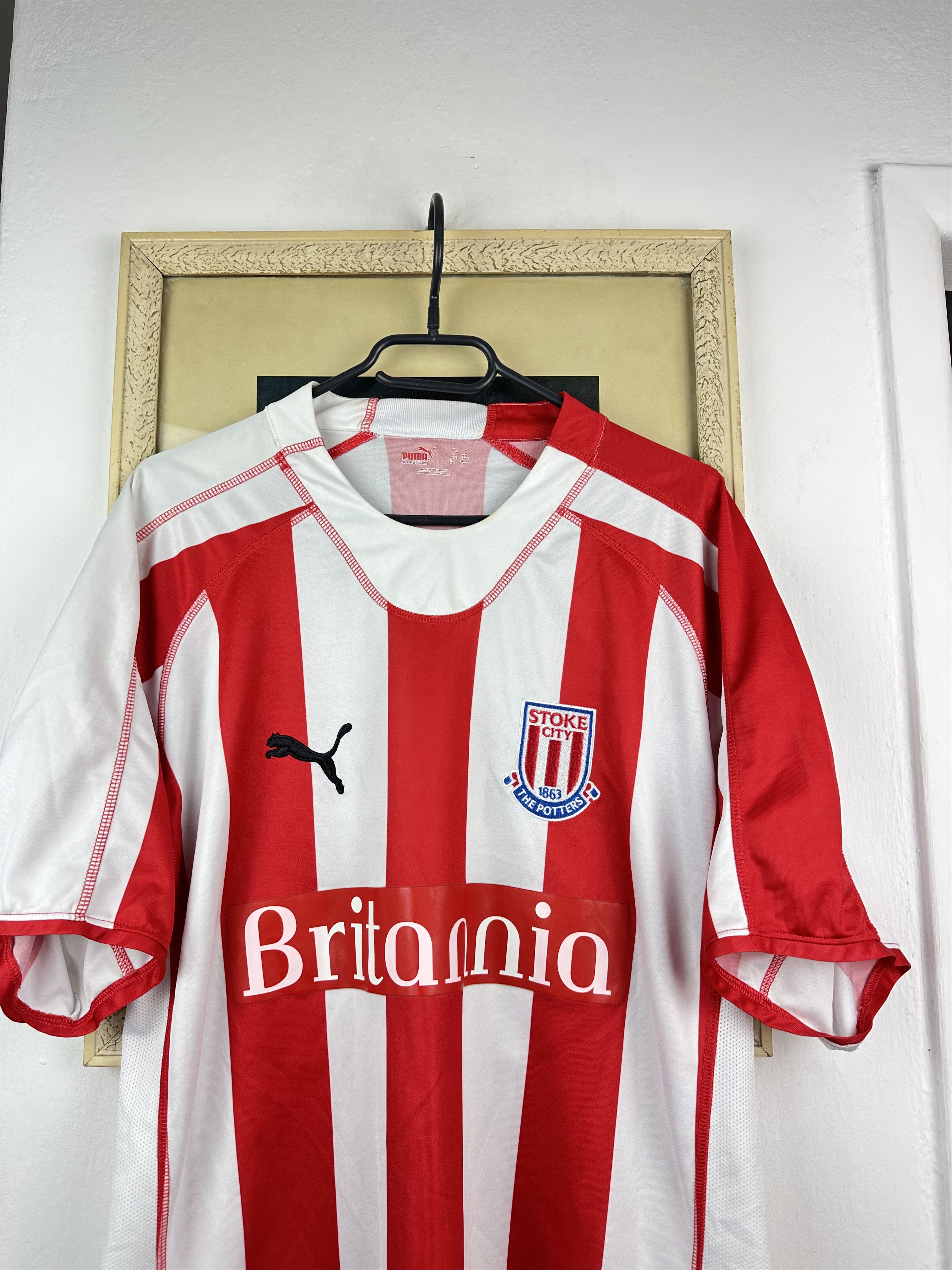 Puma Stoke City Home football shirt 2006 Soccer Puma jersey Rare Size US M / EU 48-50 / 2 - 2 Thumbnail