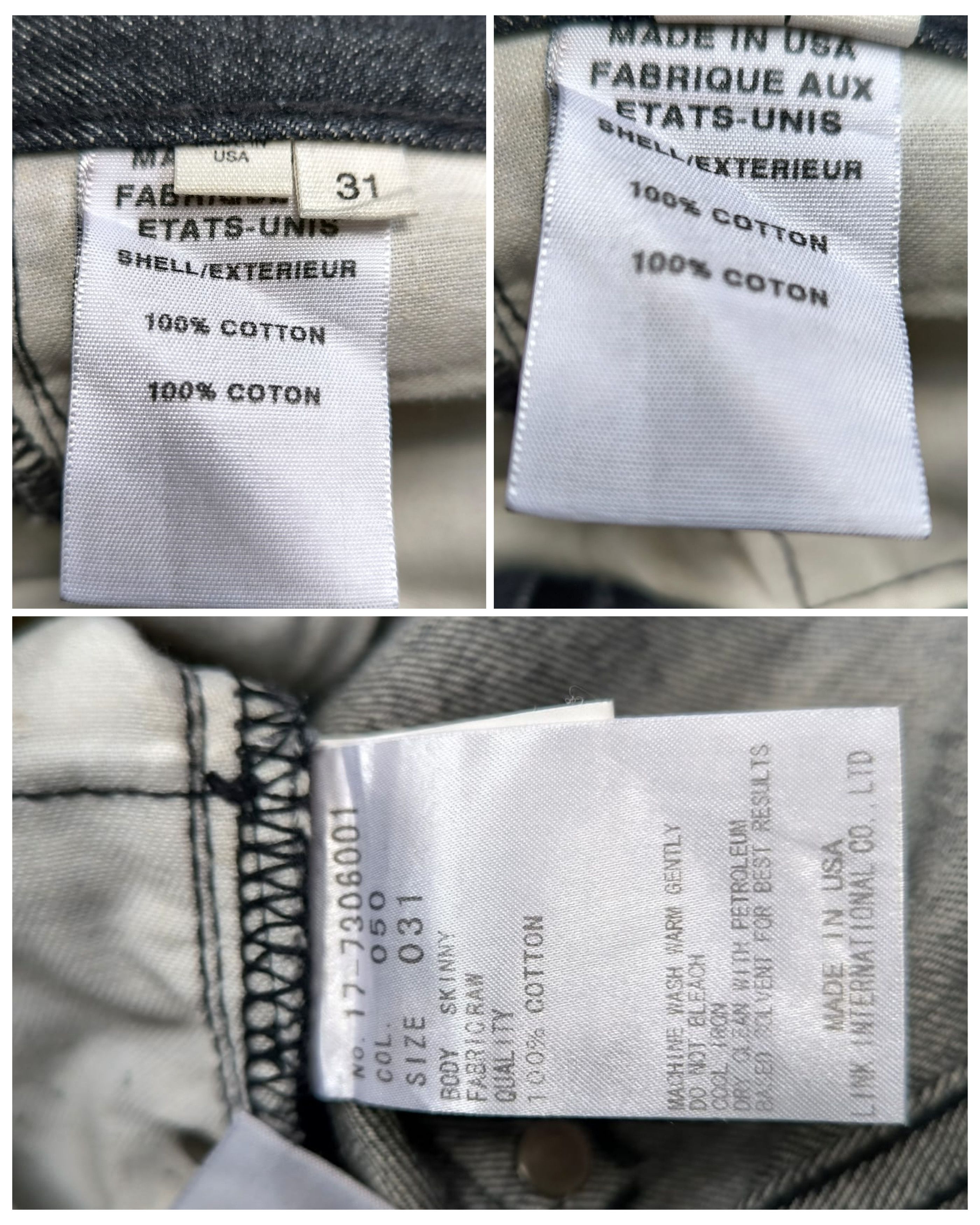 Helmut Lang × Vintage Vintage denim Helmut Lang streight fit Size 31" - 9 Thumbnail