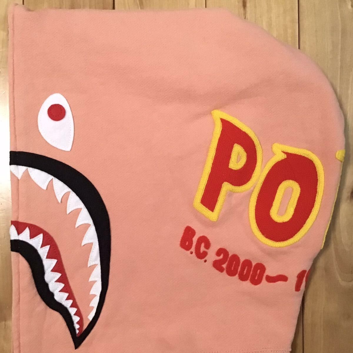 Bape BAPE Shark full zip hoodie salmon a bathing ape PONR Size US L / EU 52-54 / 3 - 5 Thumbnail