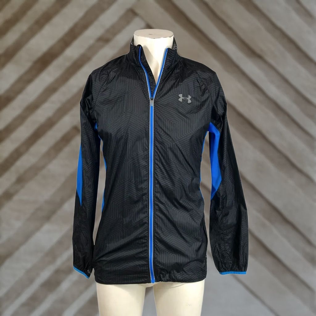 Under Armour UNDER ARMOUR Black Full Zip Cold Gear Running Jacket Mens Small Size US S / EU 44-46 / 1 - 1 Thumbnail