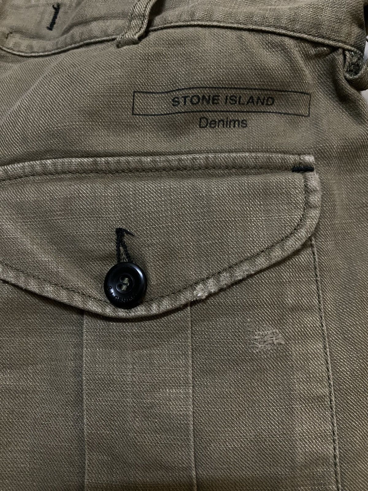Stone Island Stone Island Denims Small Logo Cargo Style Pants Size US 34 / EU 50 - 9 Thumbnail