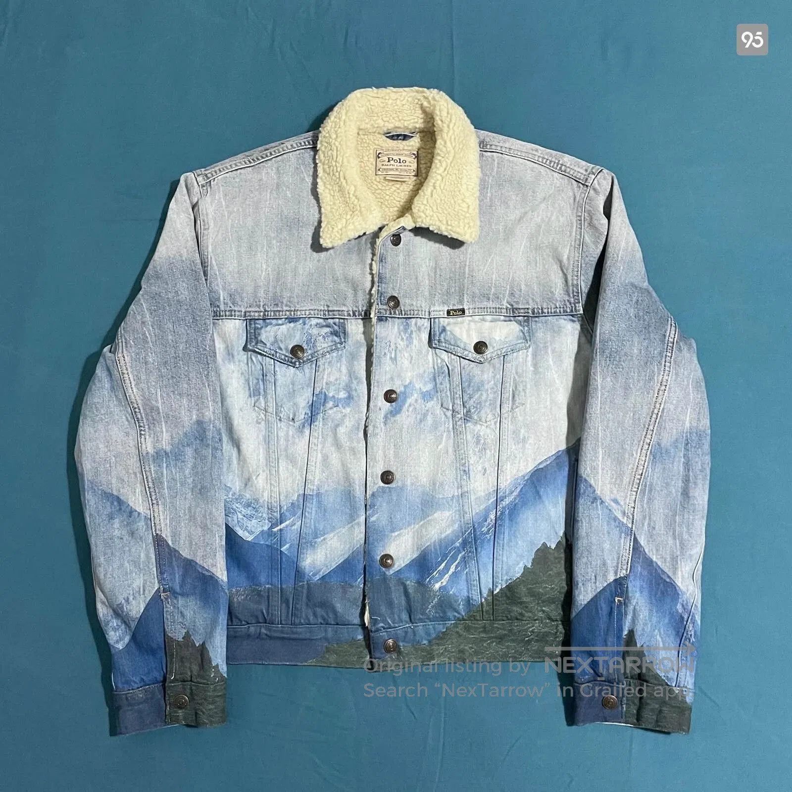 Polo Ralph Lauren Ralph Lauren Polo SS22 Snow Mountain Denim Jacket. Size US L / EU 52-54 / 3 - 3 Thumbnail