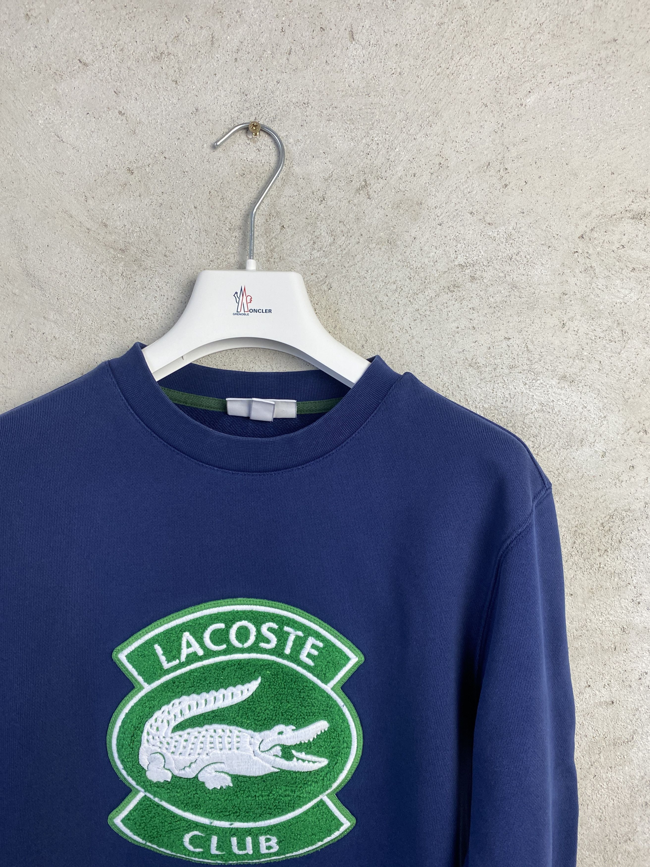 Lacoste Lacoste Club big logo crewneck sweatshirt casual tennis Size US XS / EU 42 / 0 - 2 Thumbnail