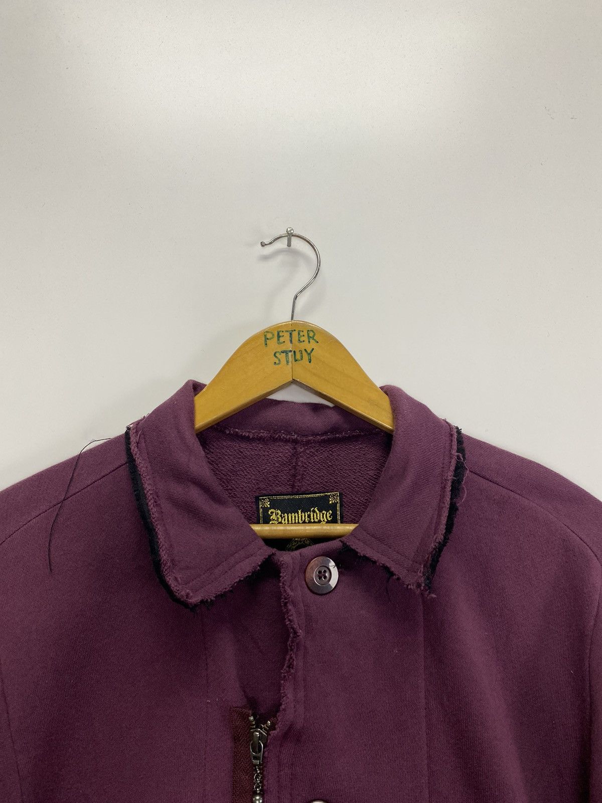 Japanese Brand × Vintage Bambridge distress sweat jacket Size M / US 6-8 / IT 42-44 - 7 Thumbnail