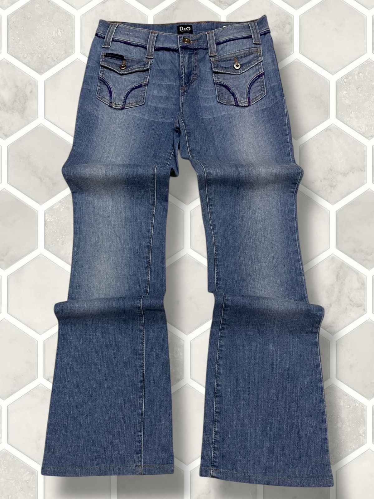 Dolce & Gabbana Vintate Authentic Designer Dolce & Gabbana Flared Denim Size US 28 / EU 44 - 1 Thumbnail