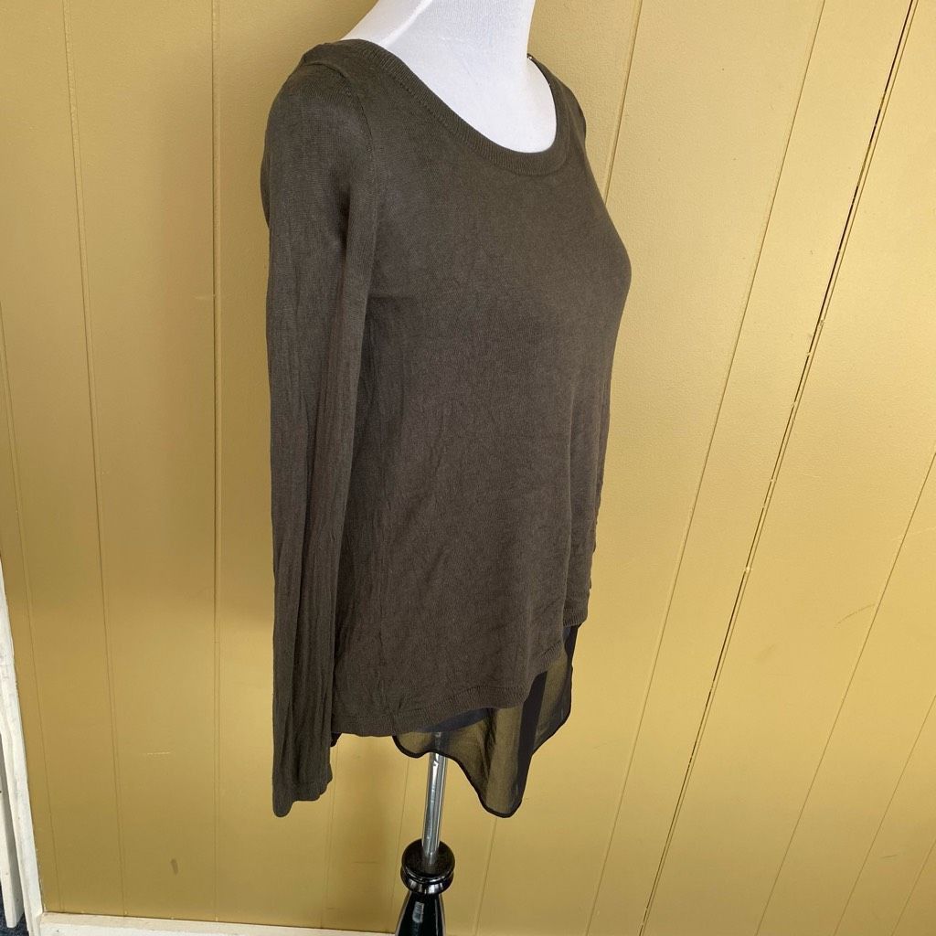 Express Express women M scoopneck Longsleeve lightweight sweater w/s Size M / US 6-8 / IT 42-44 - 2 Thumbnail