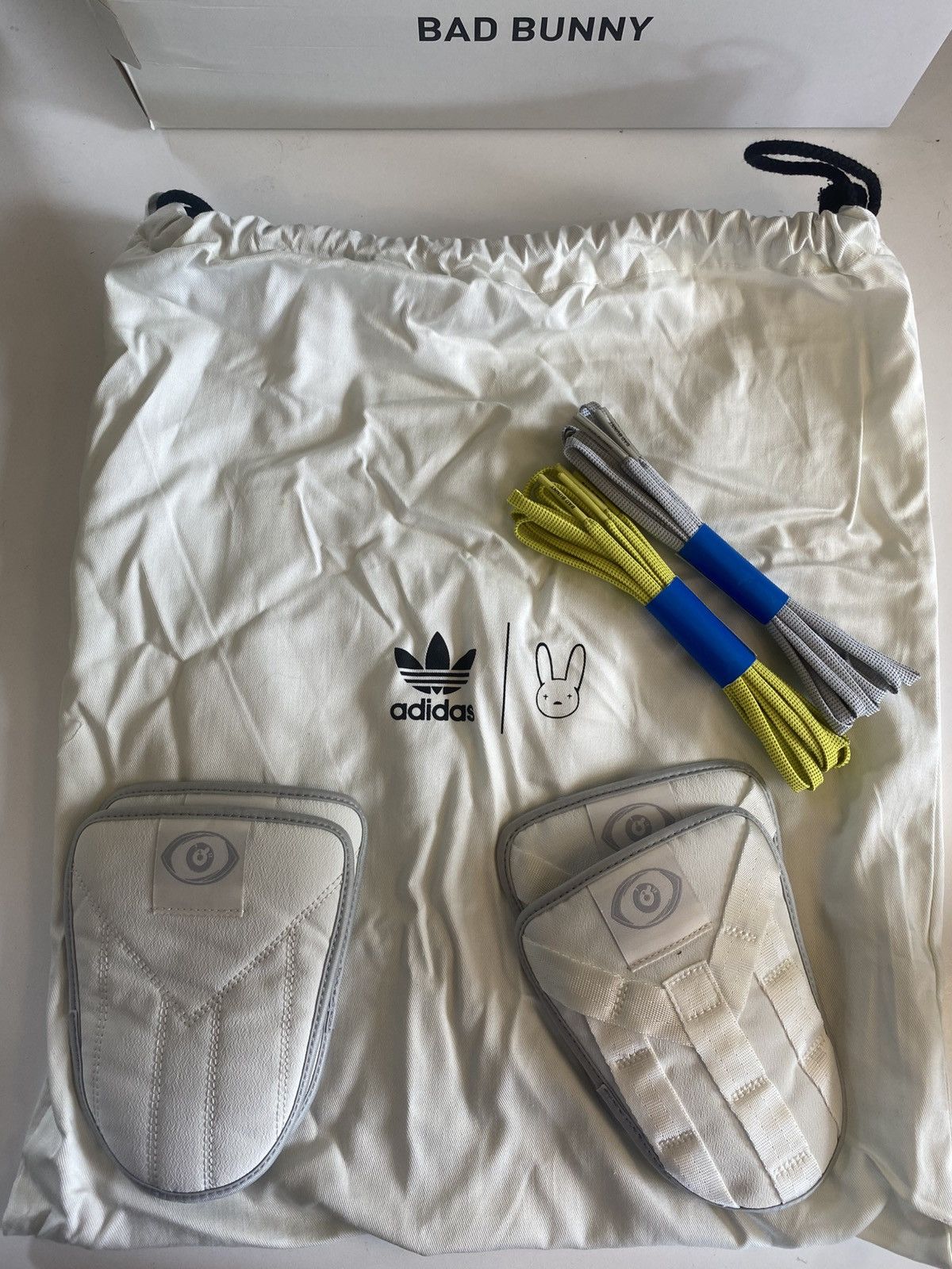 Adidas Adidas x Bad Bunny Forum (cloud white) Size US 10 / EU 43 - 2 Thumbnail