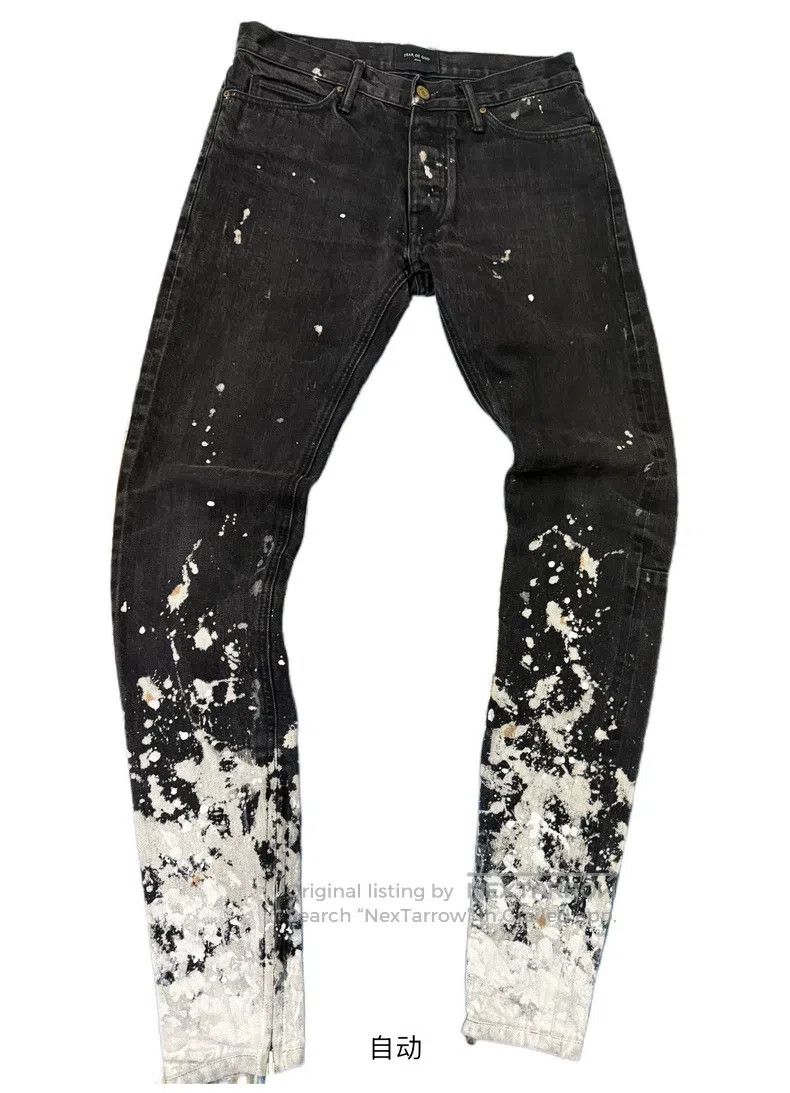 Fear of God Fear of God 5th black splash ink Size US 31 - 1 Thumbnail