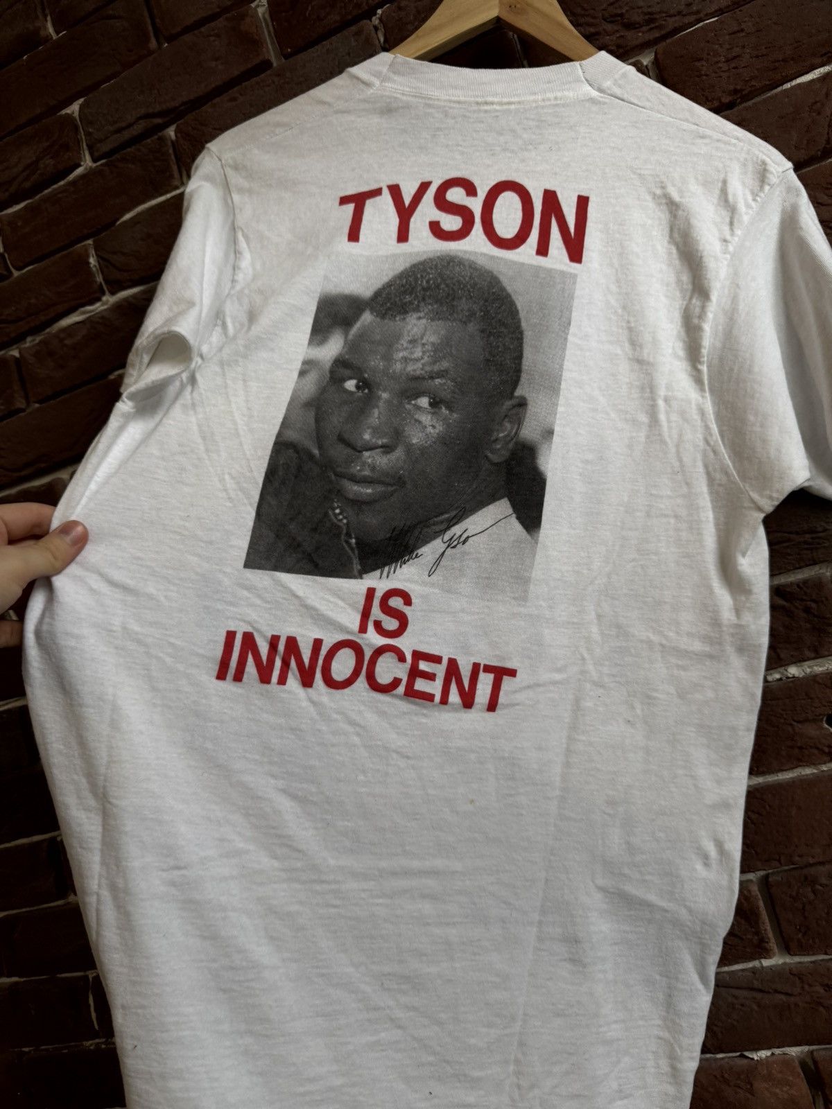 Flight Club Vintage Free Mike Tyson boxing Single Stitch T-shirt 90s M Size US M / EU 48-50 / 2 - 18 Thumbnail