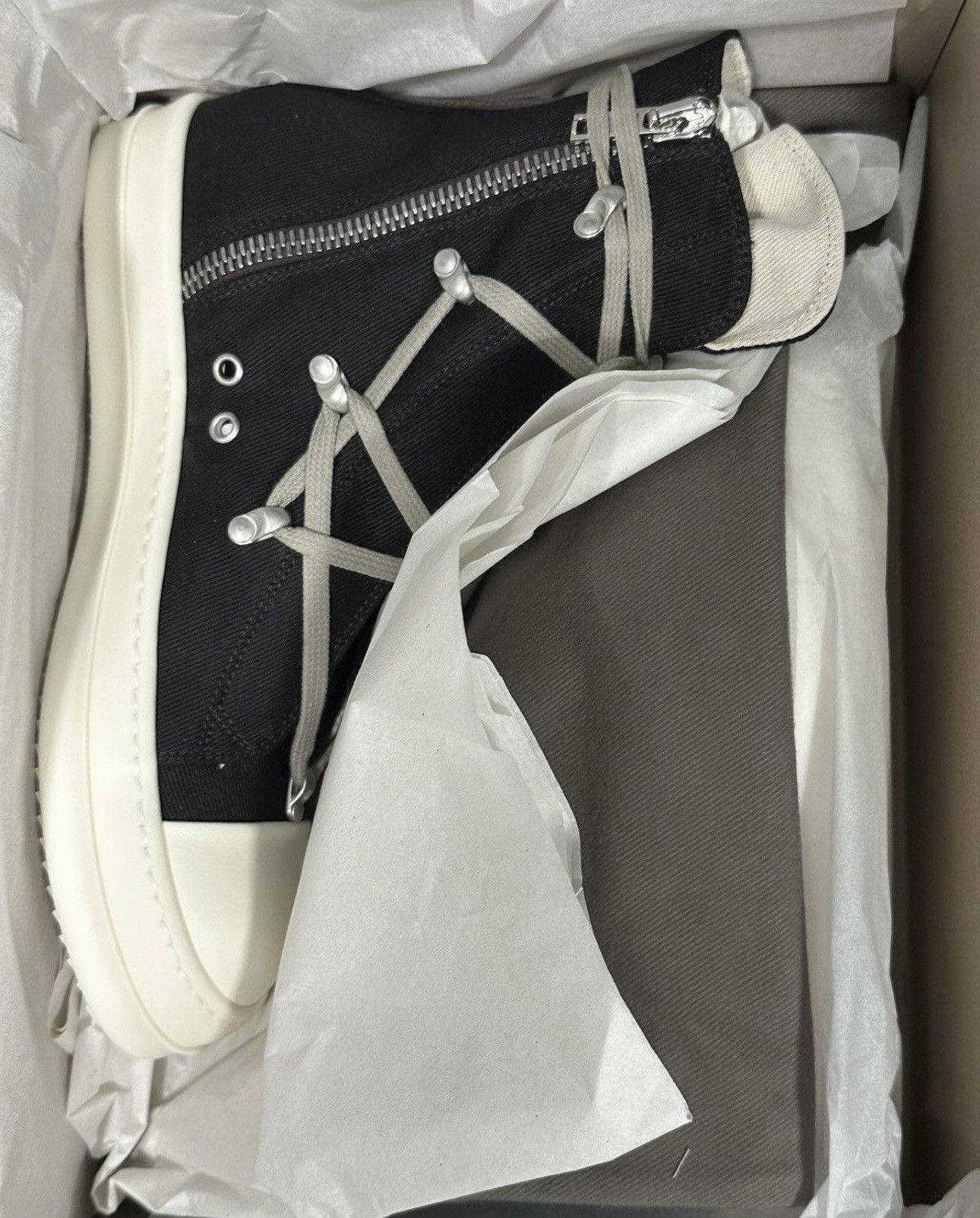 Rick Owens Drkshdw Last Size Rick Owens Drkshdw Hexa Hi-Top Zipped Sneakers Size US 13 / EU 46 - 10 Thumbnail