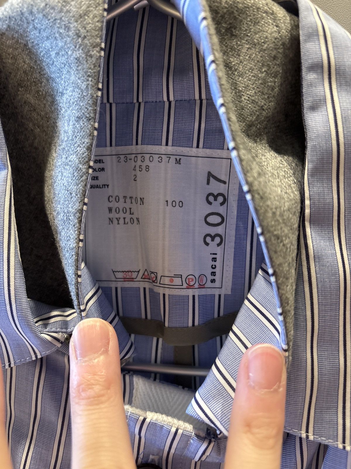 Sacai Sacai Thomas mason blazer shirt Size US M / EU 48-50 / 2 - 6 Thumbnail