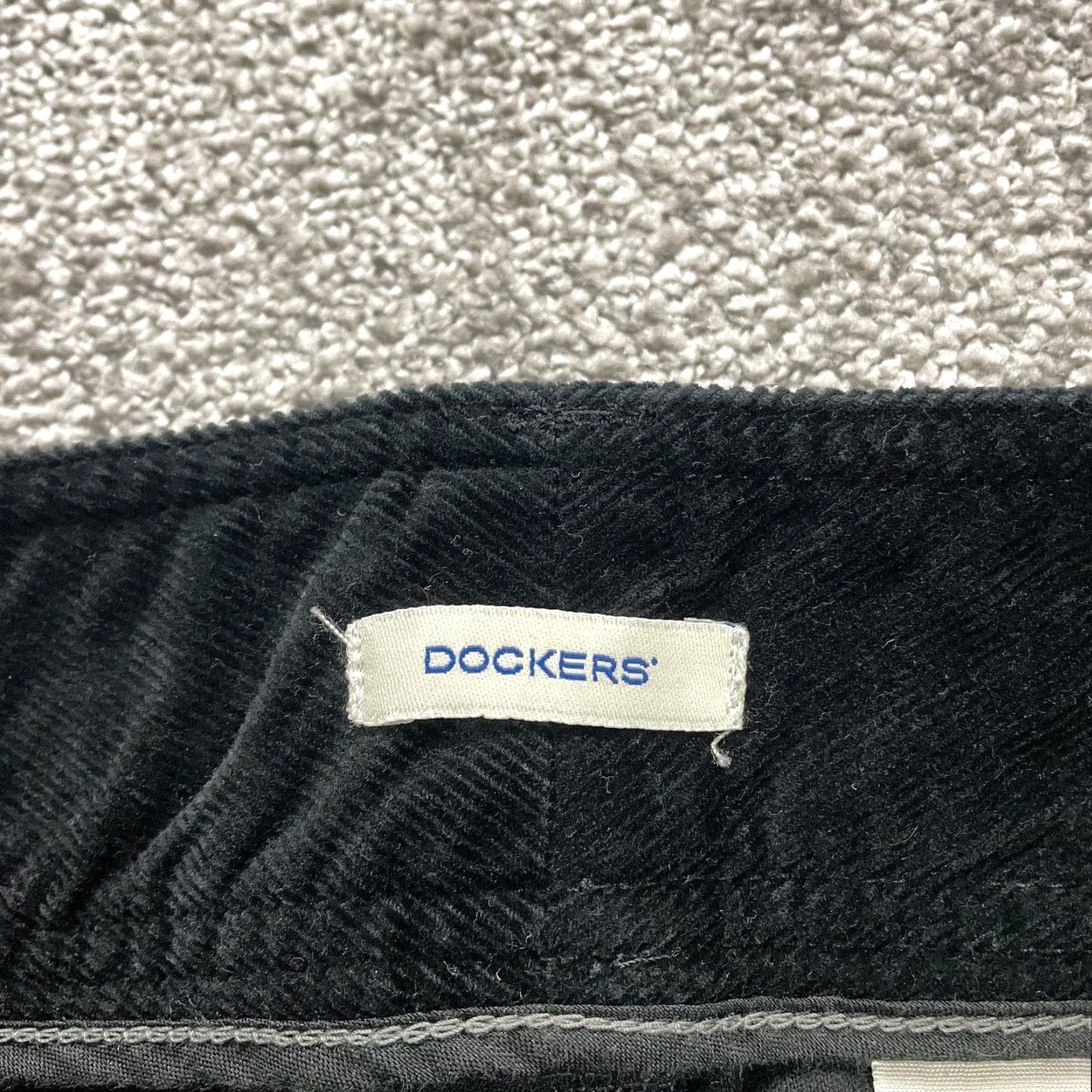 Dockers Dockers Pants Women 12 Tall Black Bootcut Mid Rise Corduroy Cotton 36x30 Womens Size 34" / US 12 / IT 48 - 5 Thumbnail