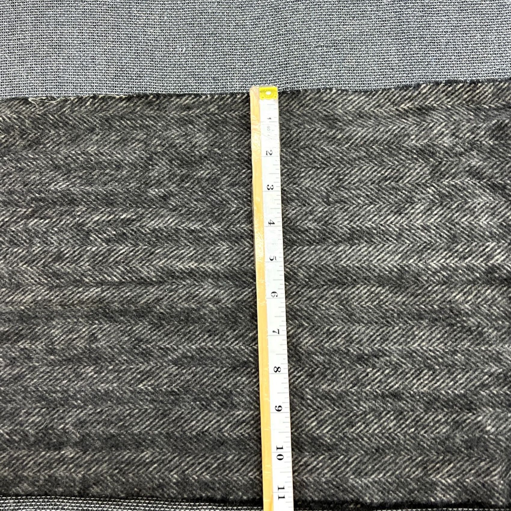 Vintage Sensi 100% Pure Cashmere Gray Scarf Knitted 72 x 11 in Size ONE SIZE - 4 Thumbnail