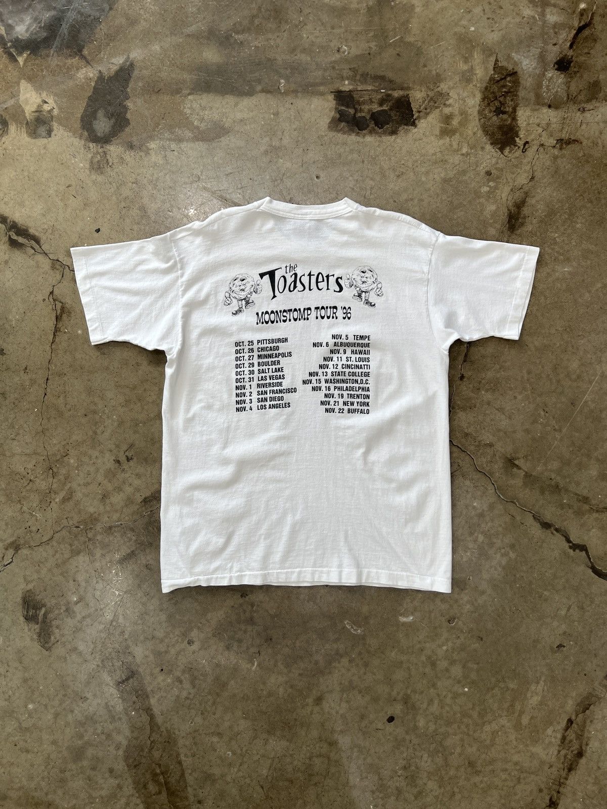 Band Tees Vintage 1996 The Toasters Moonstomp Tour Single Stitch XL Size US XL / EU 56 / 4 - 5 Thumbnail