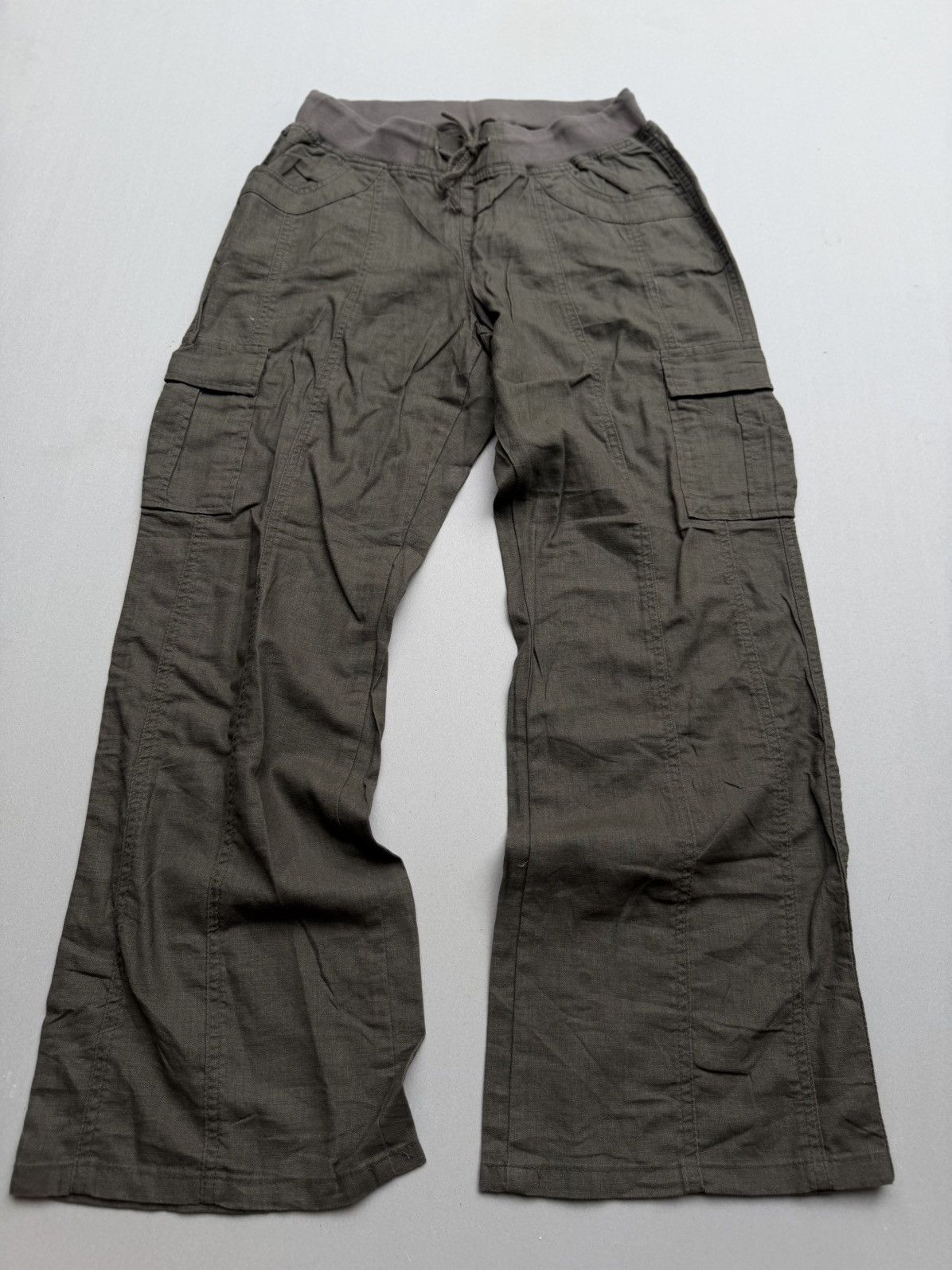 Japanese Brand Drawstring cargo pants Size US 27 - 1 Thumbnail