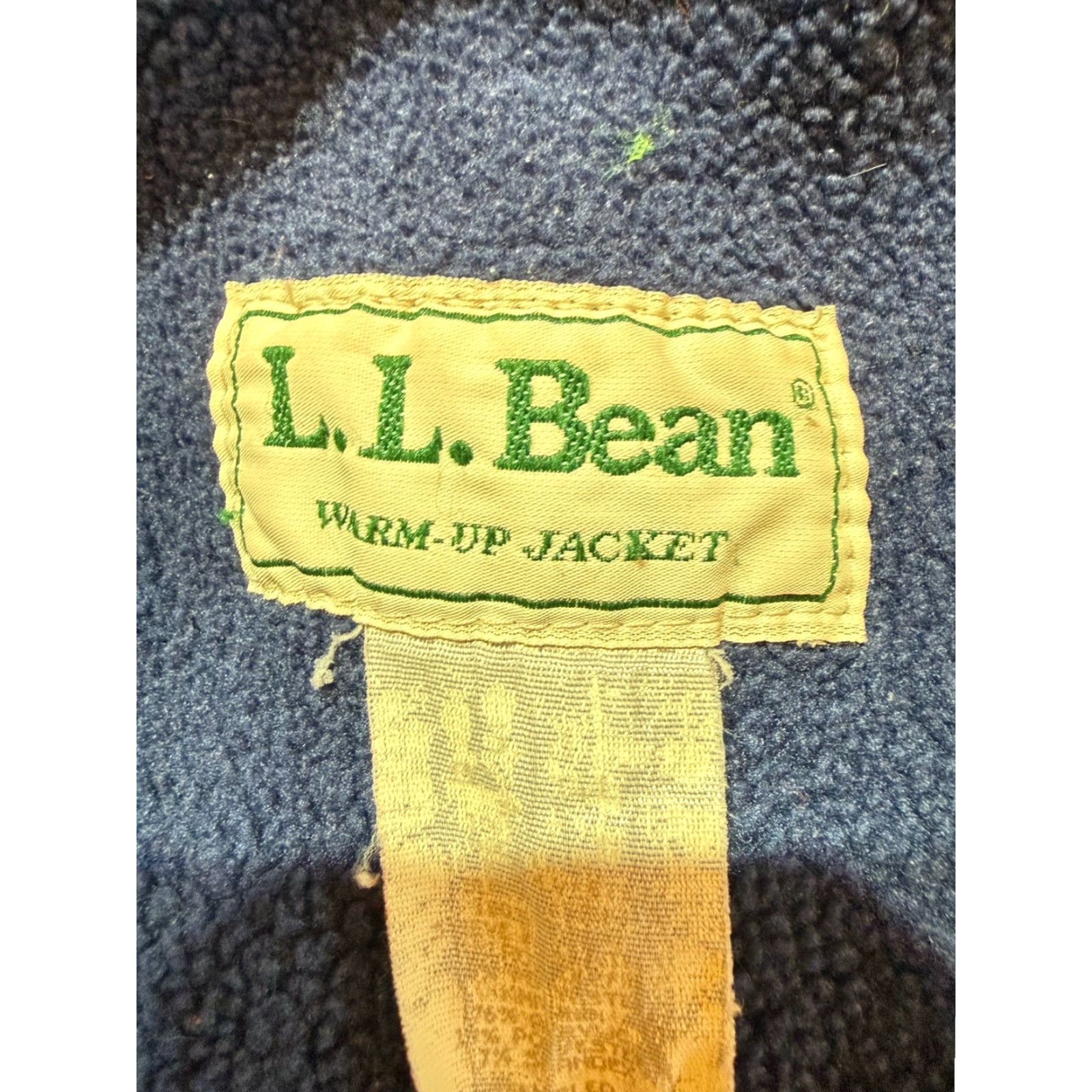 Vintage VINTAGE L.L. Bean Jacket Mens Large Windbreaker Zip Fleece Lined Green Nylon Made for Hiking Mens Size US L / EU 52-54 / 3 - 5 Thumbnail