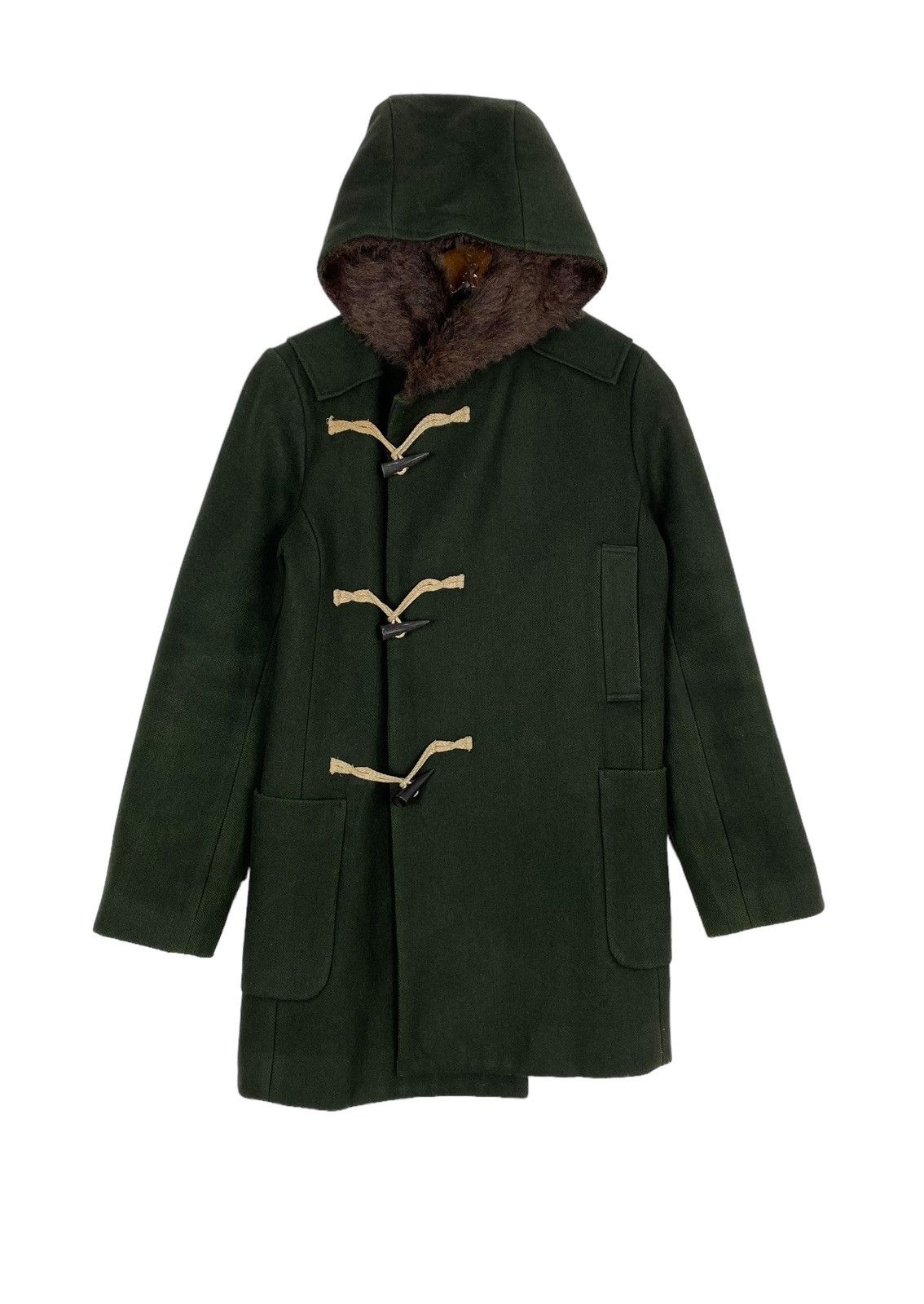 Issey Miyake Sunao Kuwahara Issey Miyake Wool Duffle Coat Made Japan Size US S / EU 44-46 / 1 - 1 Thumbnail