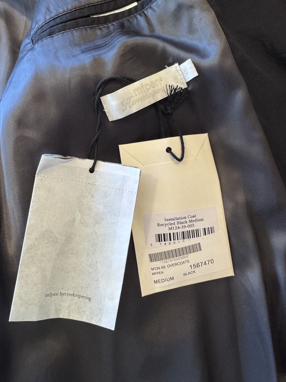 Mfpen MFPEN Installation Coat Recycled Black Size US M / EU 48-50 / 2 - 16 Thumbnail