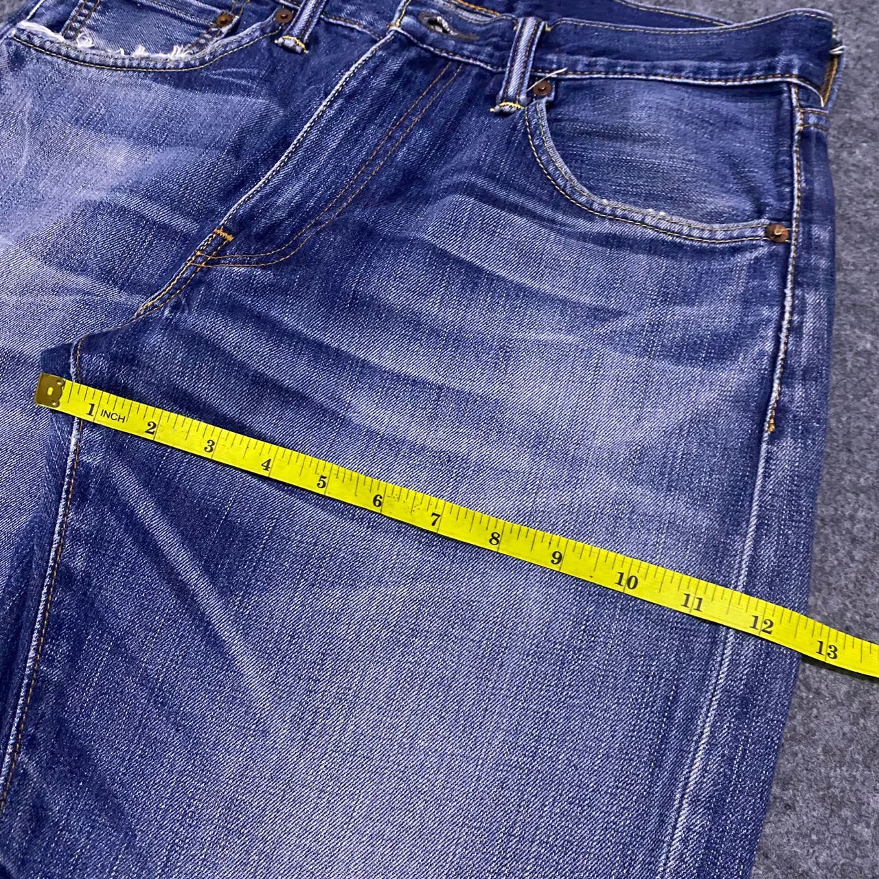 If Six Was Nine 💥Vintage Levis 503 Distressed Denim Kurt Cobain Style Size US 33 - 4 Thumbnail