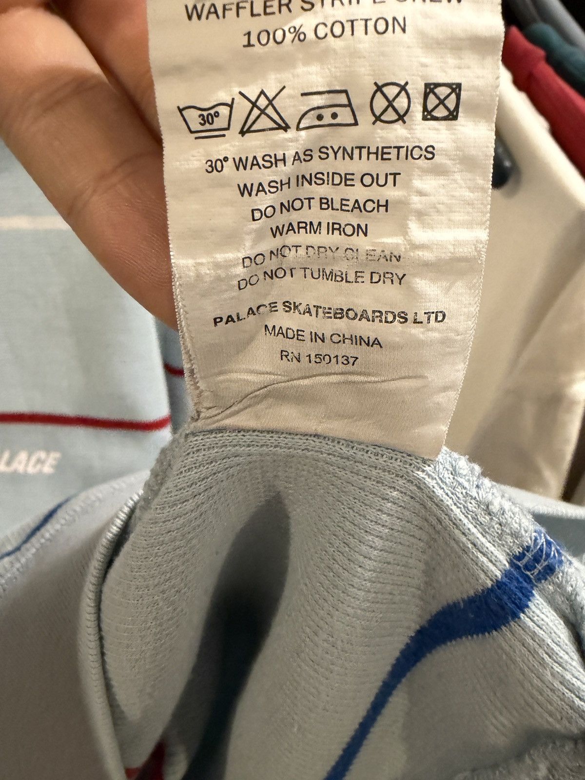 Palace Palace Waffle Crewneck Size US S / EU 44-46 / 1 - 5 Thumbnail