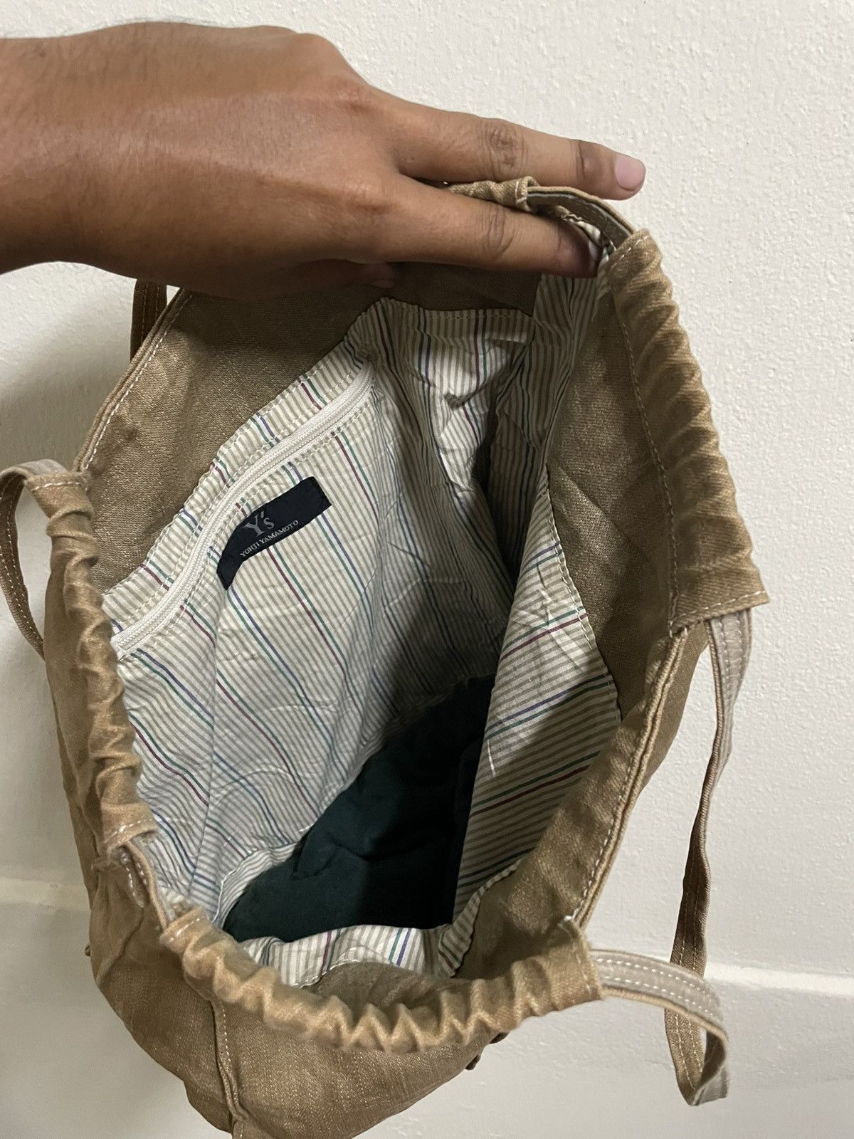 Yohji Yamamoto Y’s Yohji Yamamoto Cotton Bag Size ONE SIZE - 3 Thumbnail