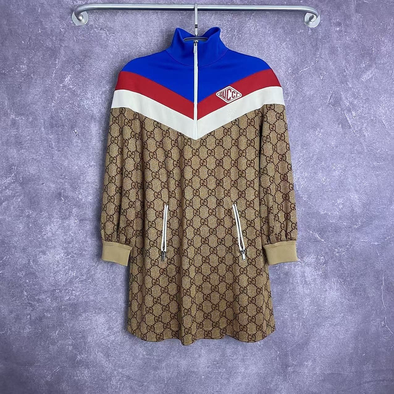 Gucci Gucci Monogram Colorblock Mini Dress Size M Size M / US 6-8 / IT 42-44 - 1 Thumbnail